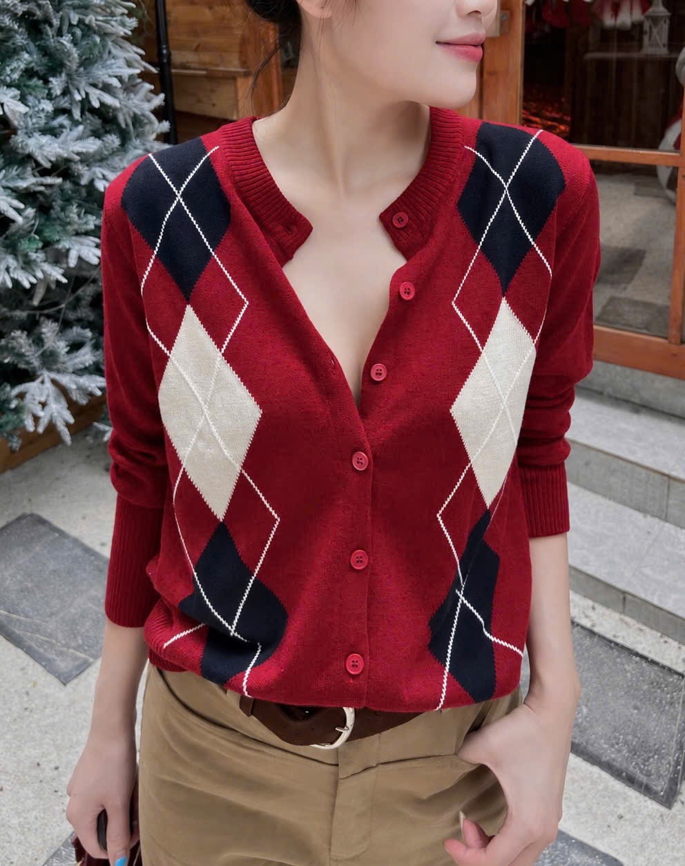 ÁO LEN CDG TRÁM ĐỎ BNBB