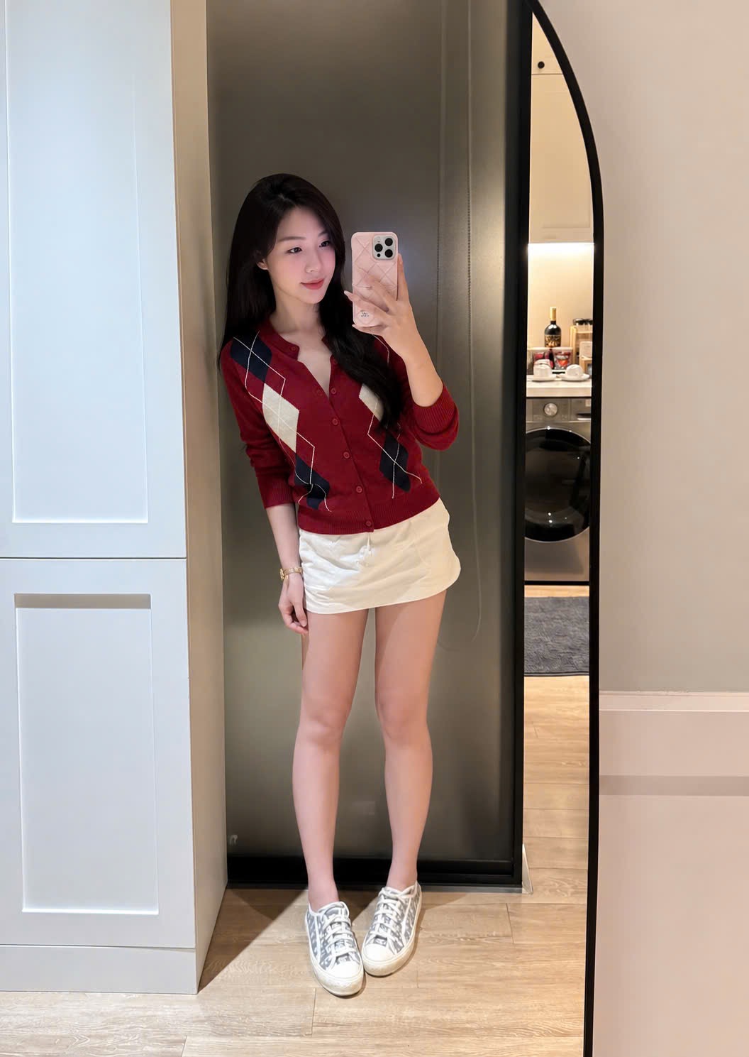 ÁO LEN CDG TRÁM ĐỎ DT JDMS