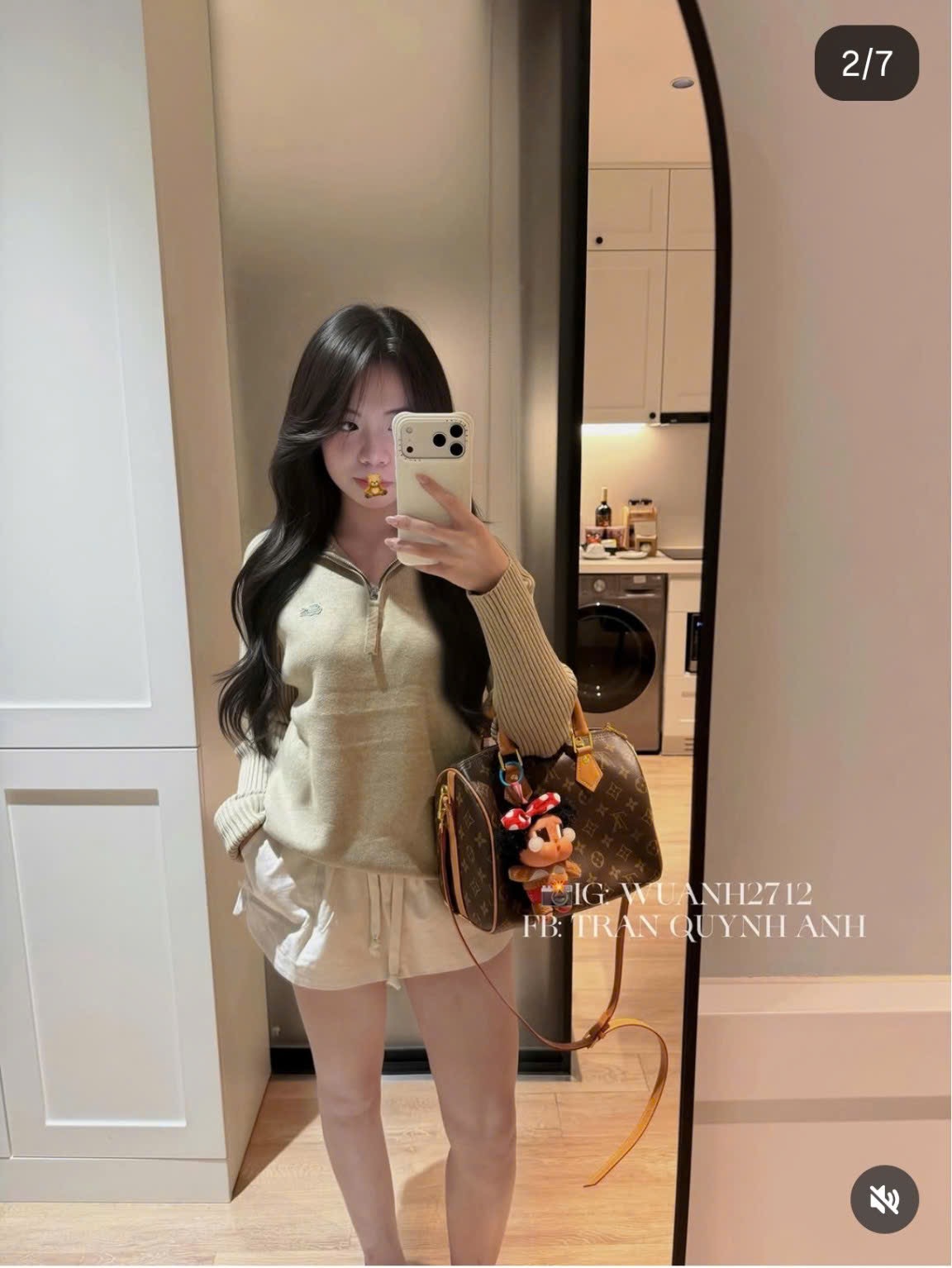 ÁO LEN CỔ KHOÁ LCT QCCC MÀU BE