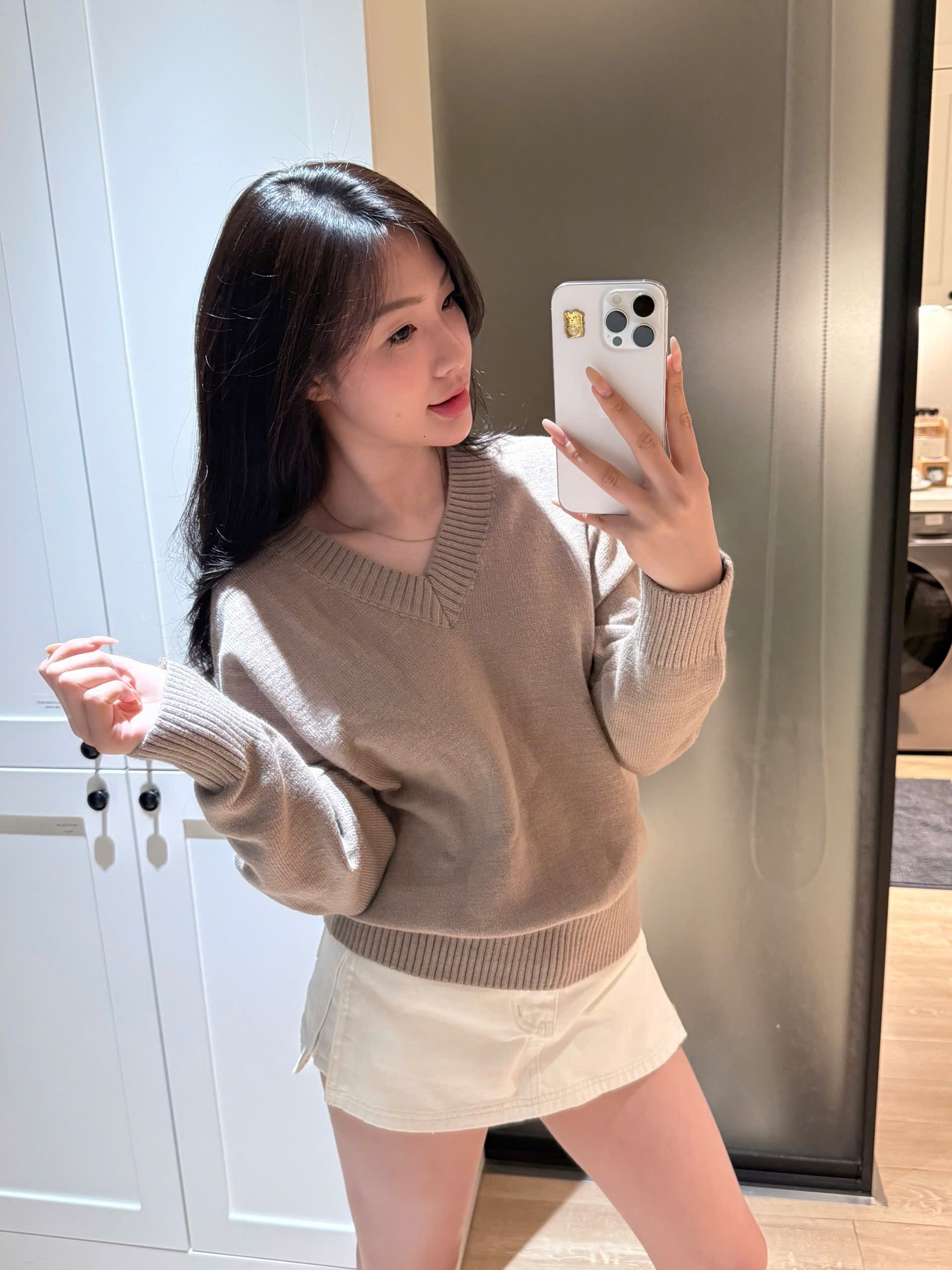 ÁO LEN CỔ TIM CÁNH DƠI 2 MÀU
