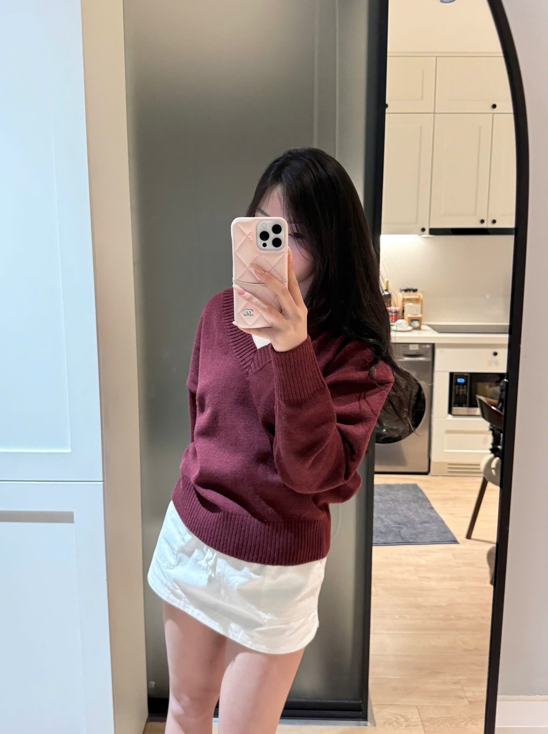 ÁO LEN CỔ TIM CÁNH DƠI 2 MÀU