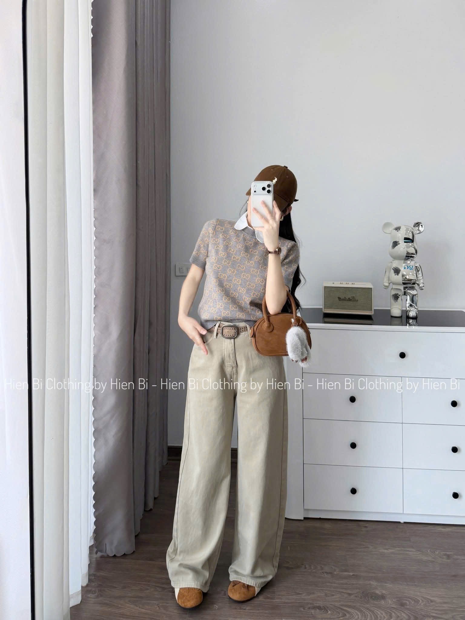 ÁO LEN CỘC GC XÁM VÀNG QC