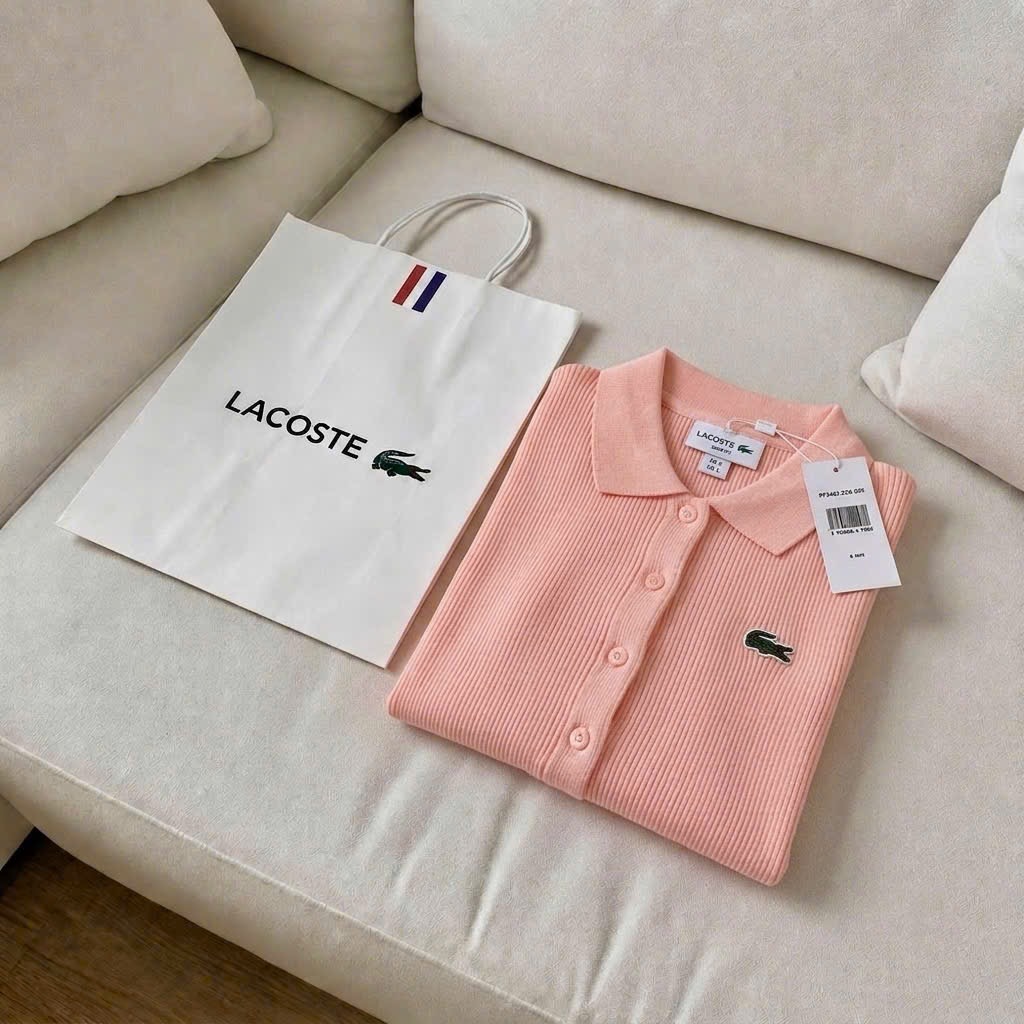 ÁO LEN TĂM POLO CAM CỔ BẺ CHO NỮ