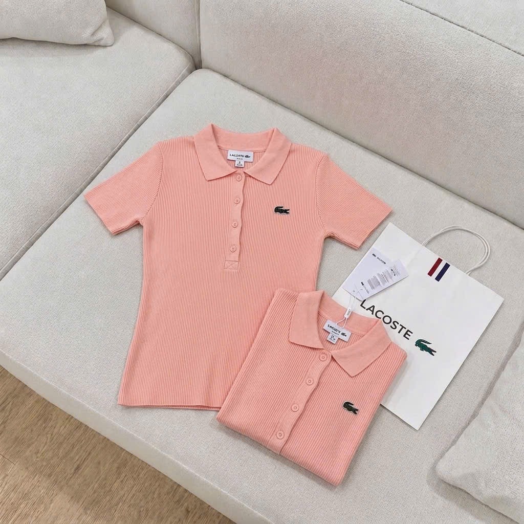 ÁO LEN TĂM POLO CAM CỔ BẺ CHO NỮ