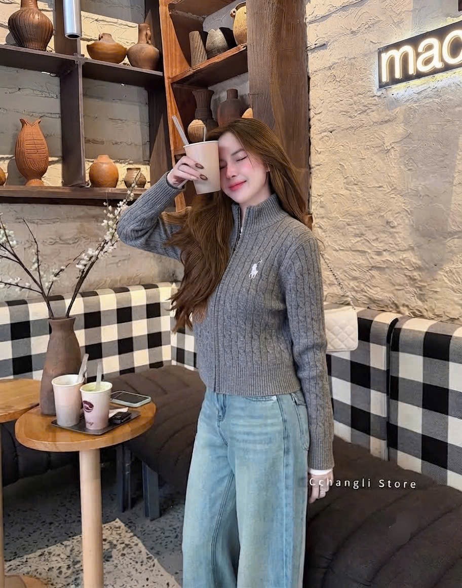 ÁO LEN THỪNG KHOÁ NGỰA QCCC