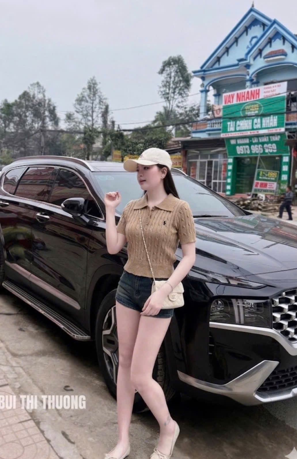 ÁO LEN THỪNG POLO THÊU NGỰA MÀU BE