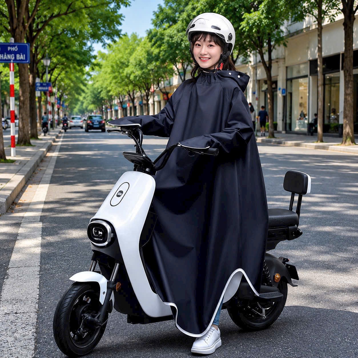 ÁO MƯA XE MÁY 1 ĐẦU