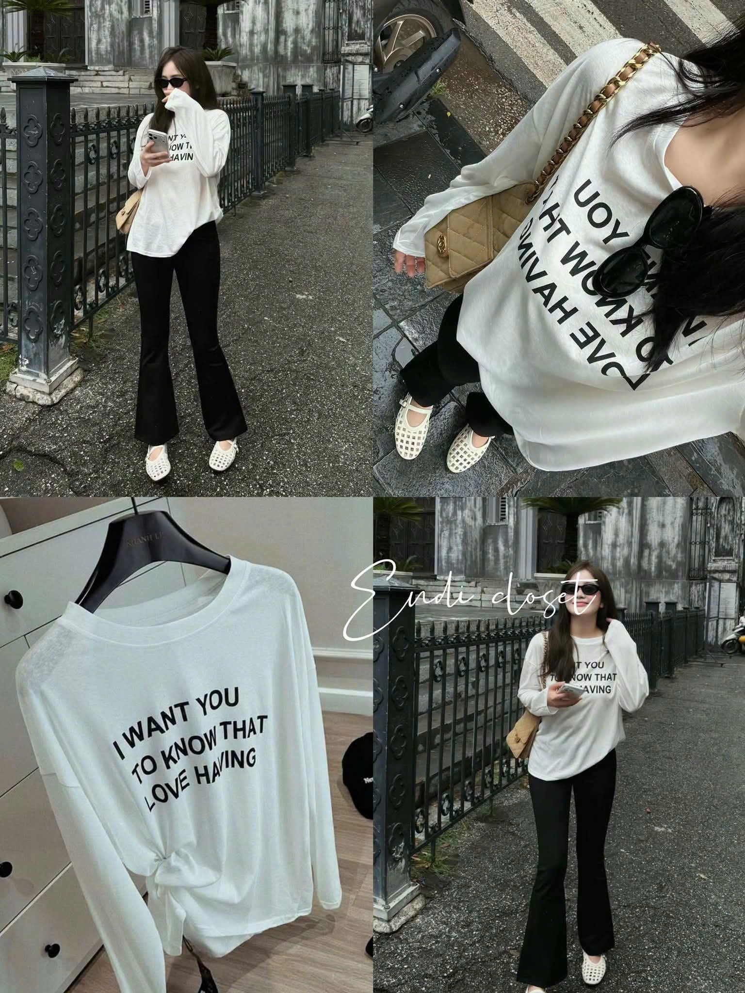 ÁO PHÔNG GIẤY CHỮ I WANT TO DO