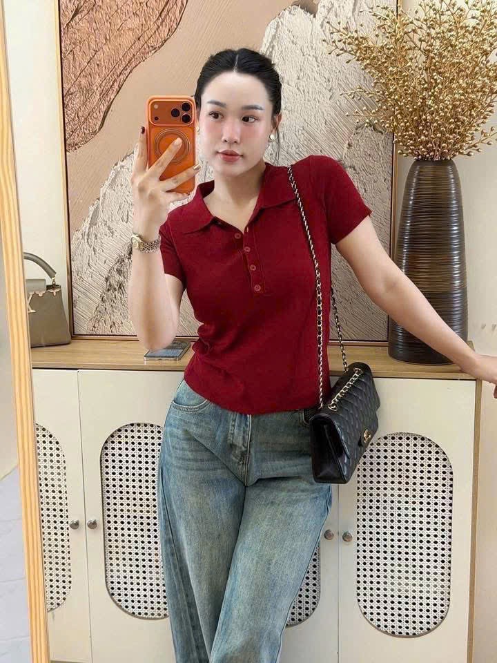ÁO POLO TRƠN WG.WE 6 MÀU CHO NỮ M8770