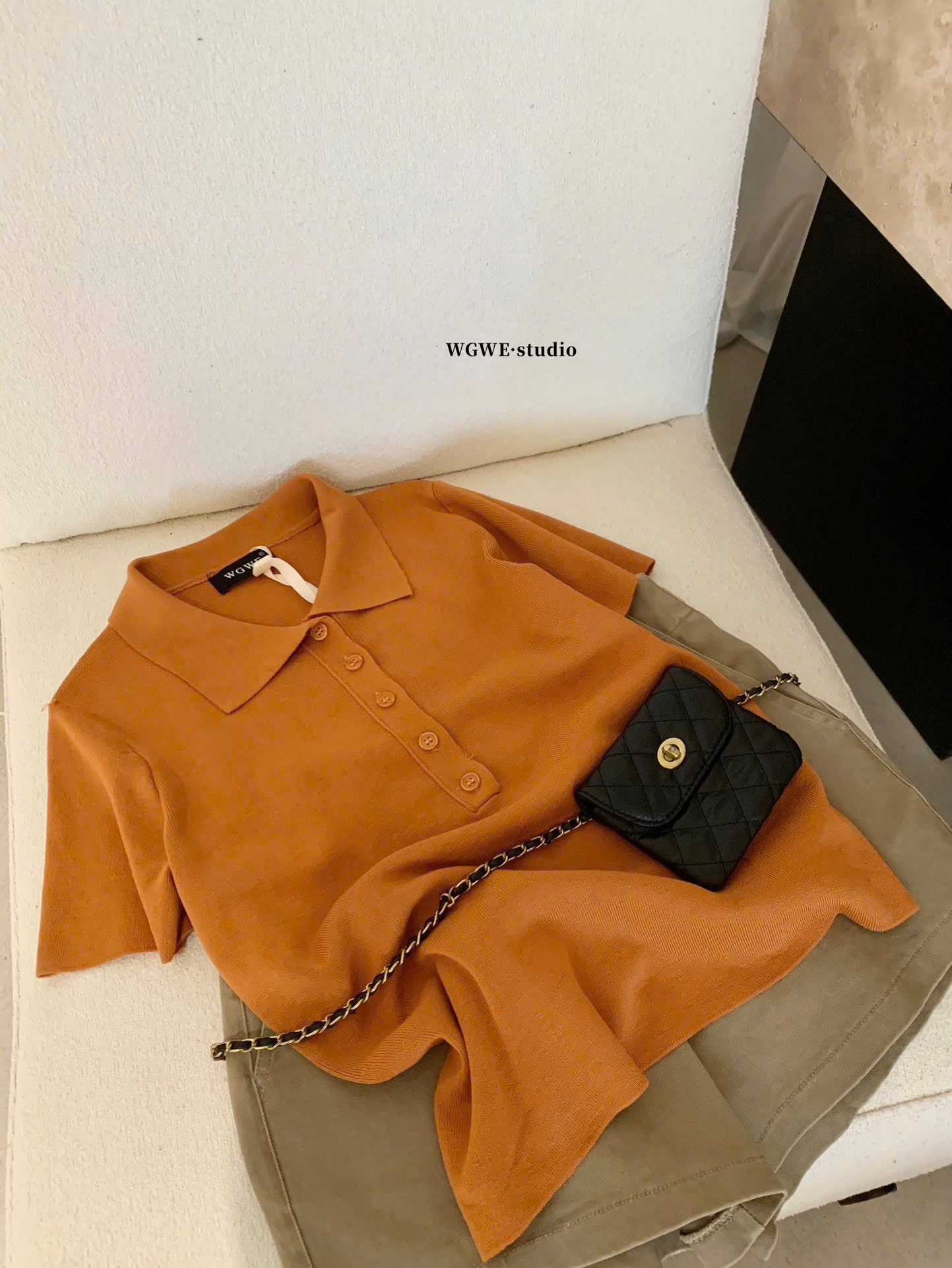 ÁO POLO TRƠN WG.WE 6 MÀU CHO NỮ M8770