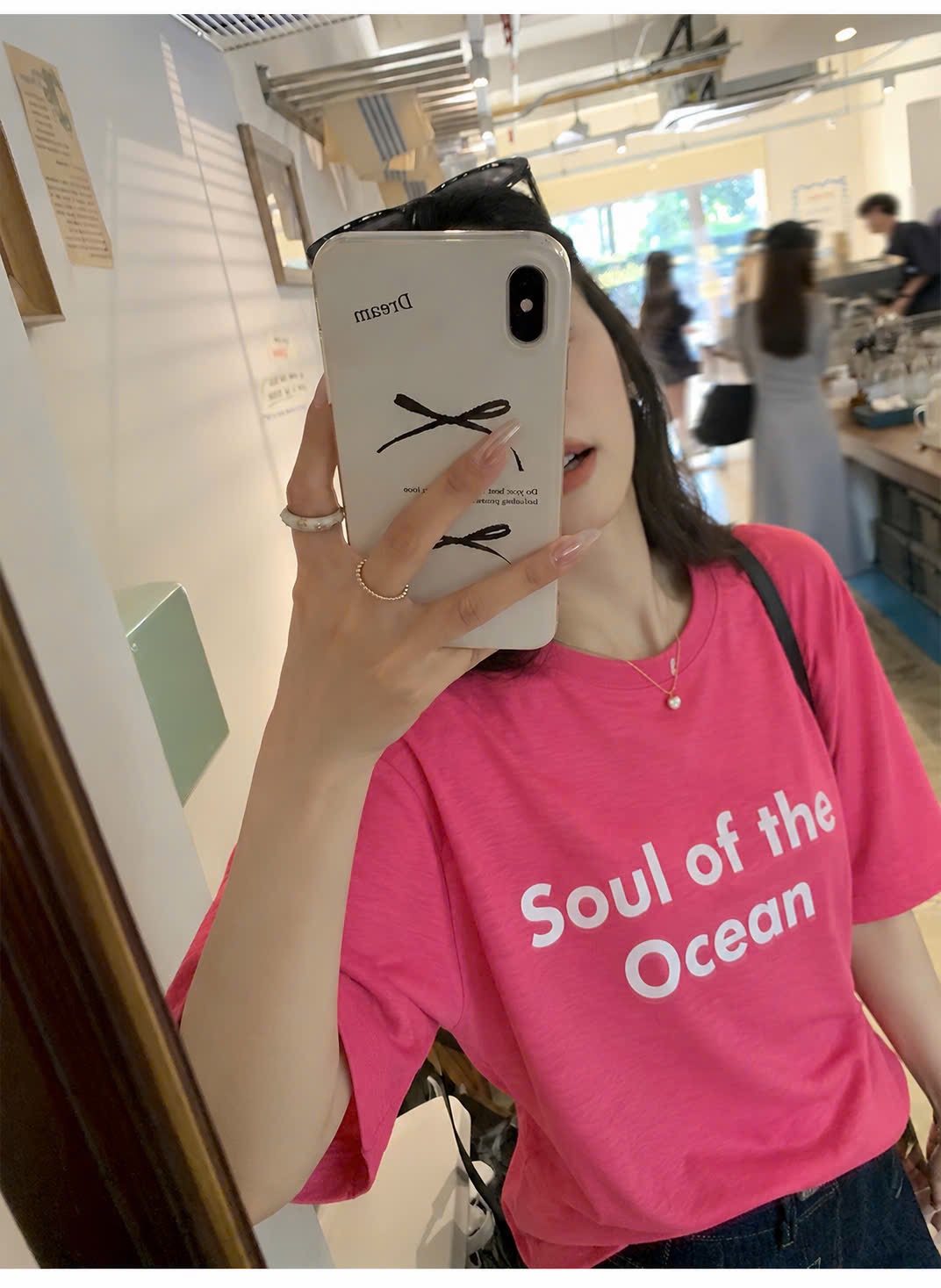 ÁO PULL CỘC HỒNG SEN CHỮ OCEAN BNBB