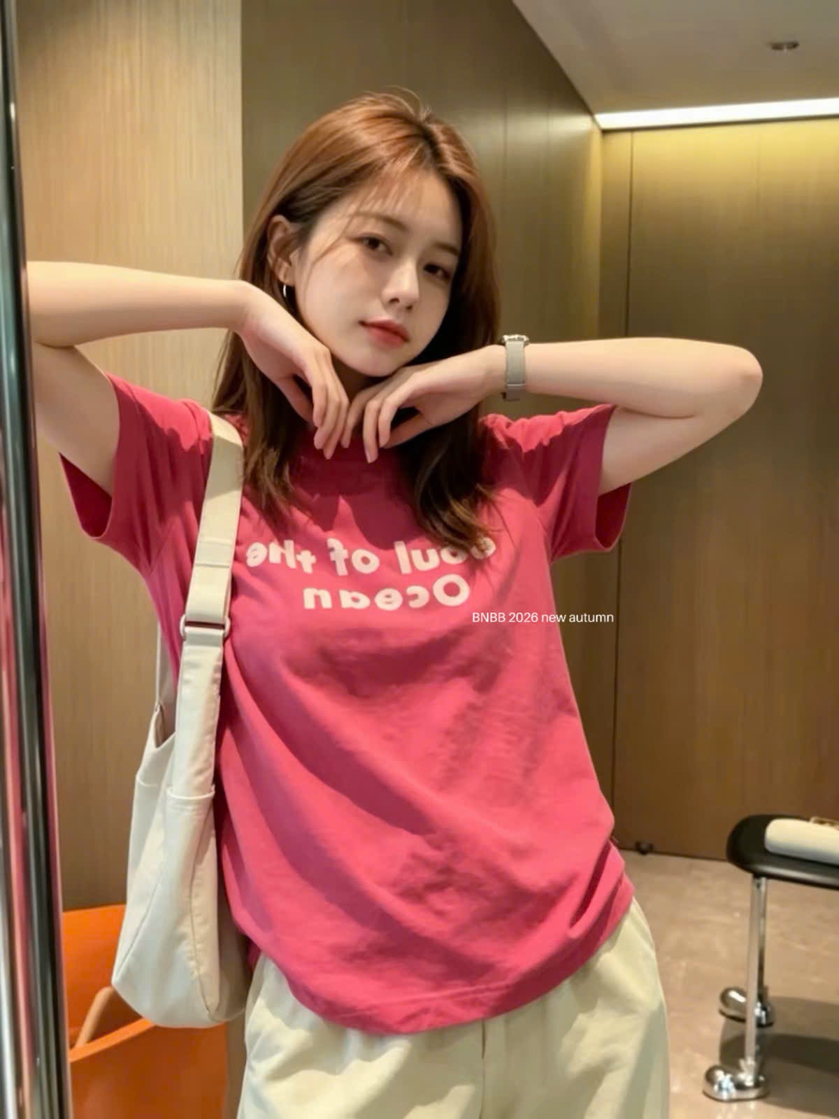 ÁO PULL CỘC HỒNG SEN CHỮ OCEAN BNBB
