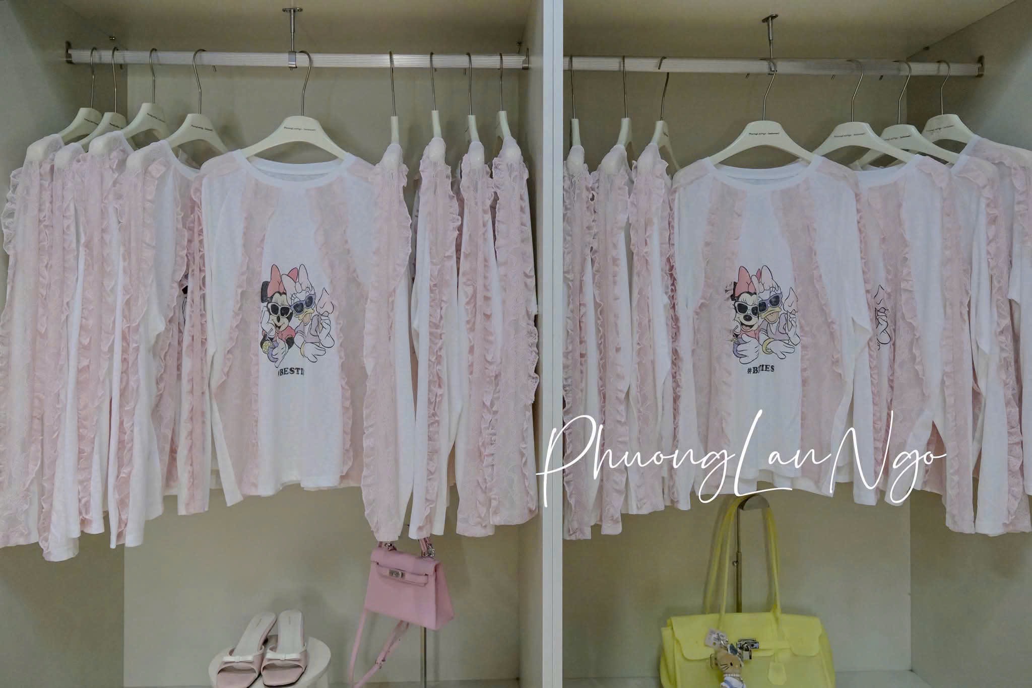 ÁO PULL GIẤY PHỐI REN MICKY QCCC