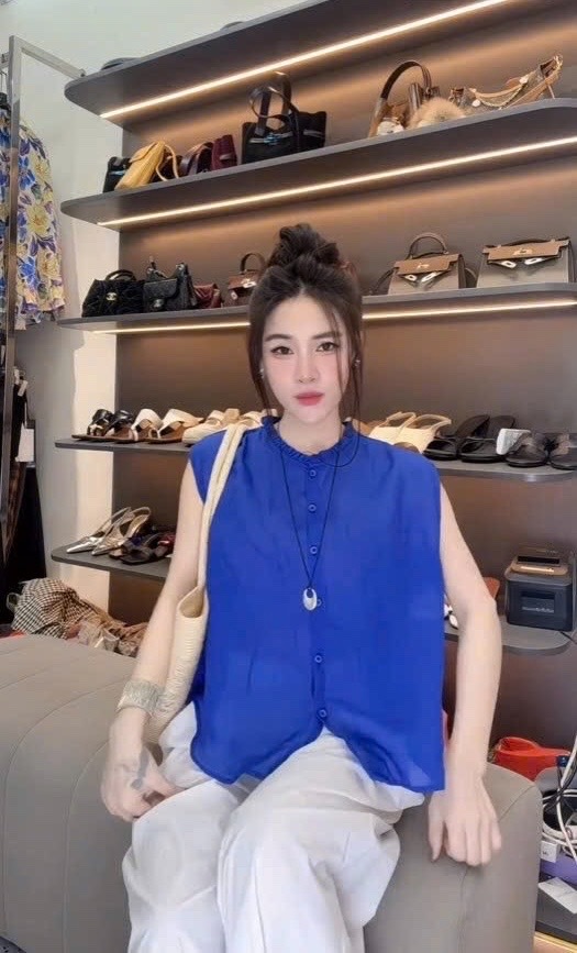 AO SƠ MI XN CỔ BÈO 2 MÀU