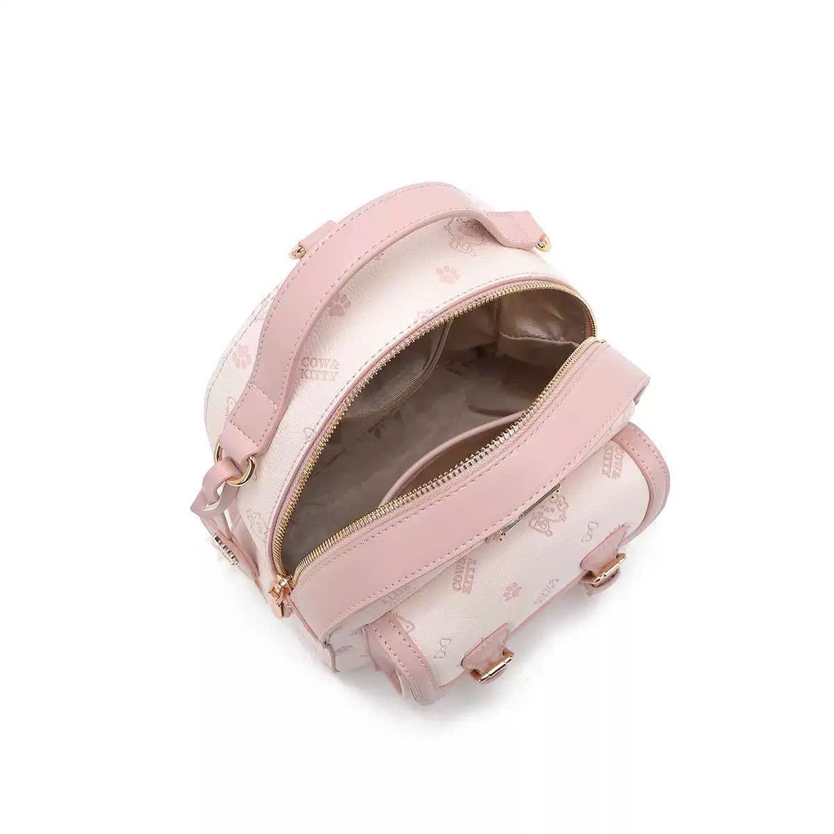 BALO KITTY 2 MÀU XANH HỒNG M817