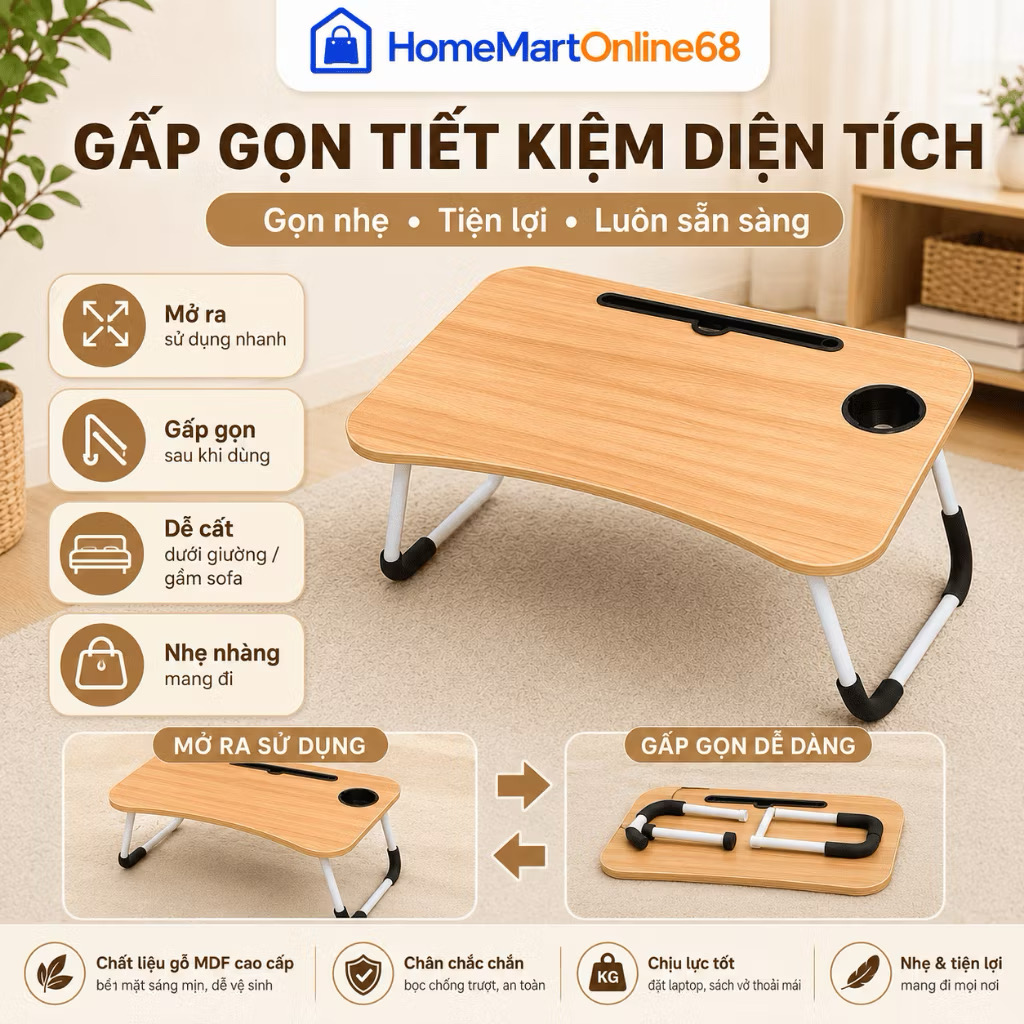 BÀN GẤP GỌN CHO BÉ