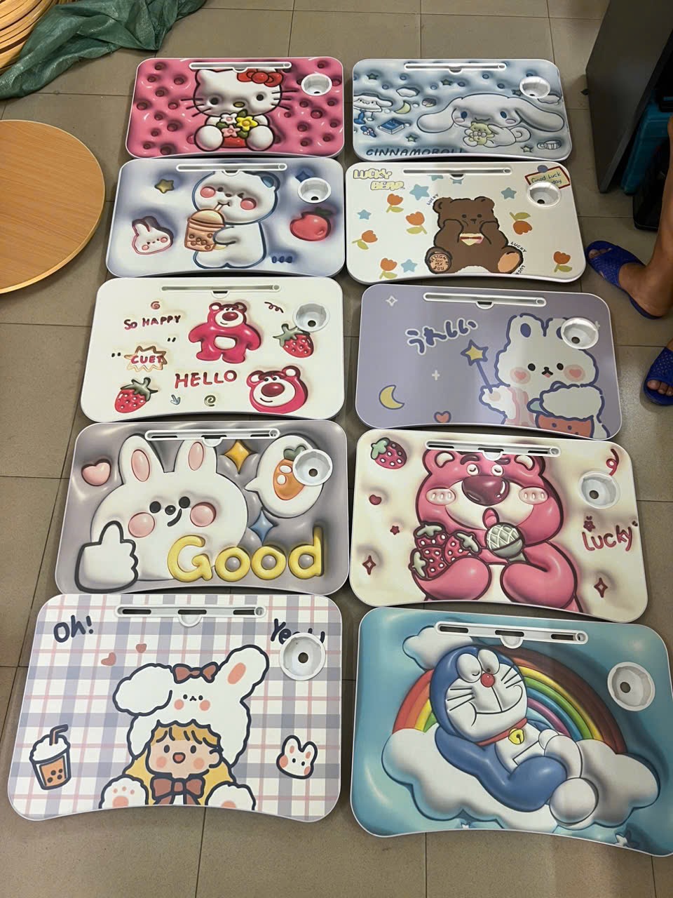 BÀN GẤP GỌN NHIỀU HÌNH CHO BÉ
