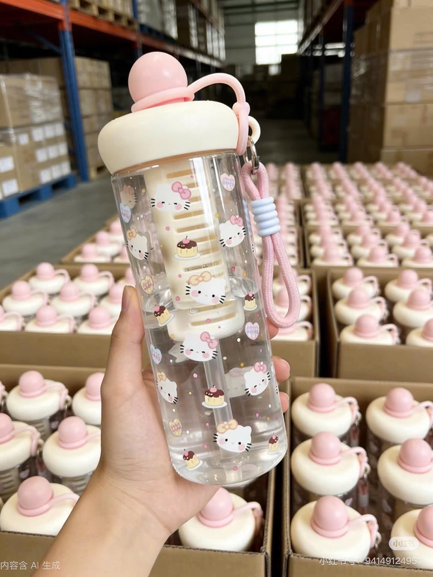 BÌNH UỐNG NƯỚC 750ML- không chọn màu