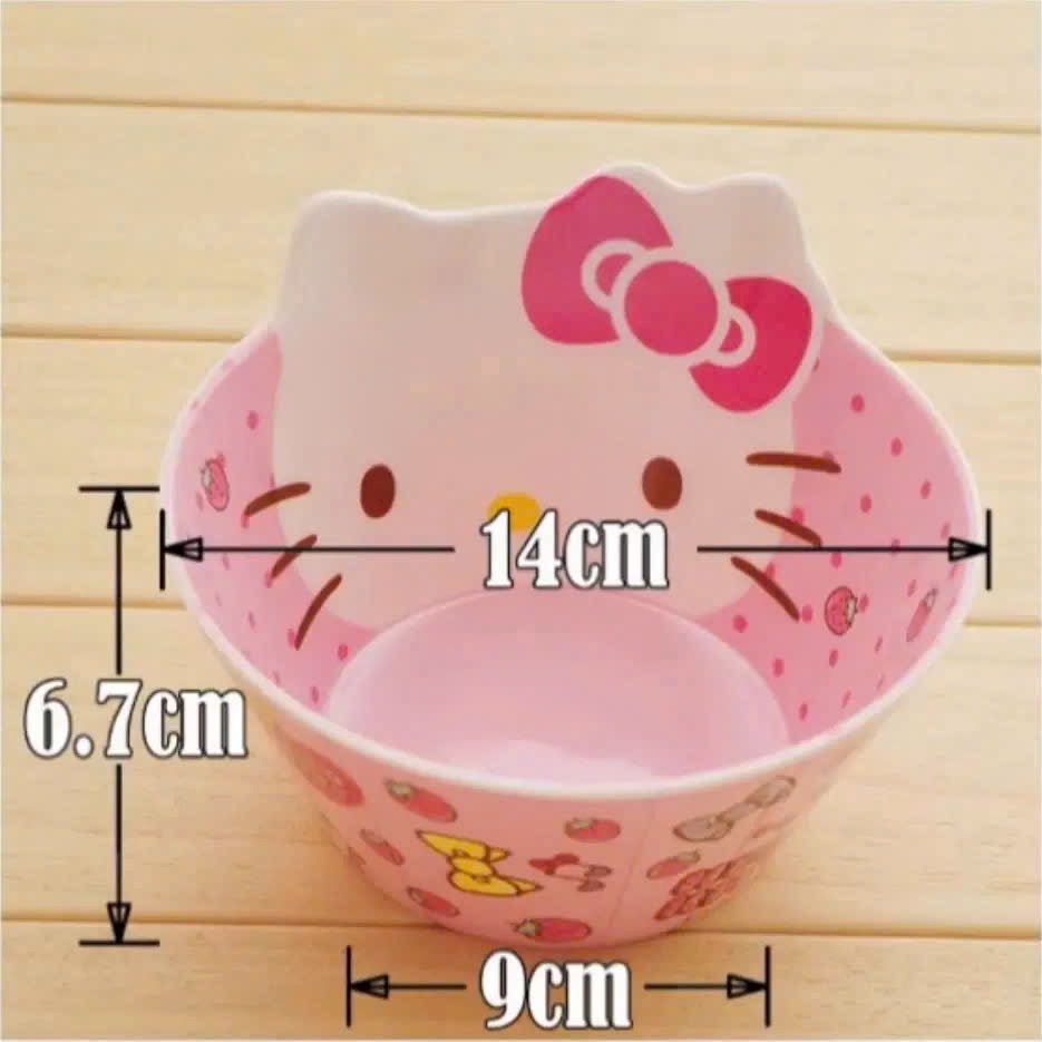 BỘ BÁT THÌA DĨA HELLO KITTY CH BE