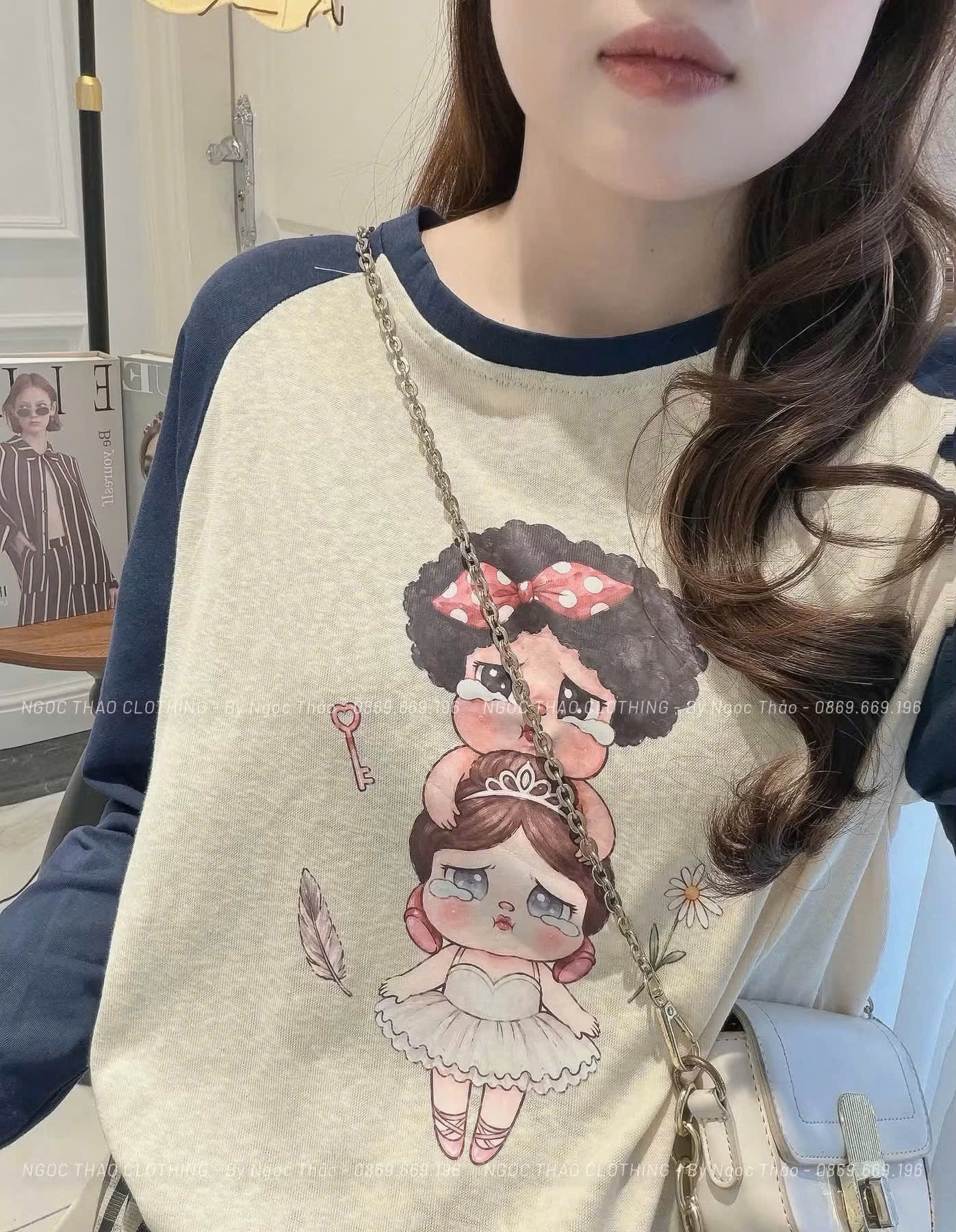BỘ CÔ GÁI TÓC XÙ QUẦN KẺ