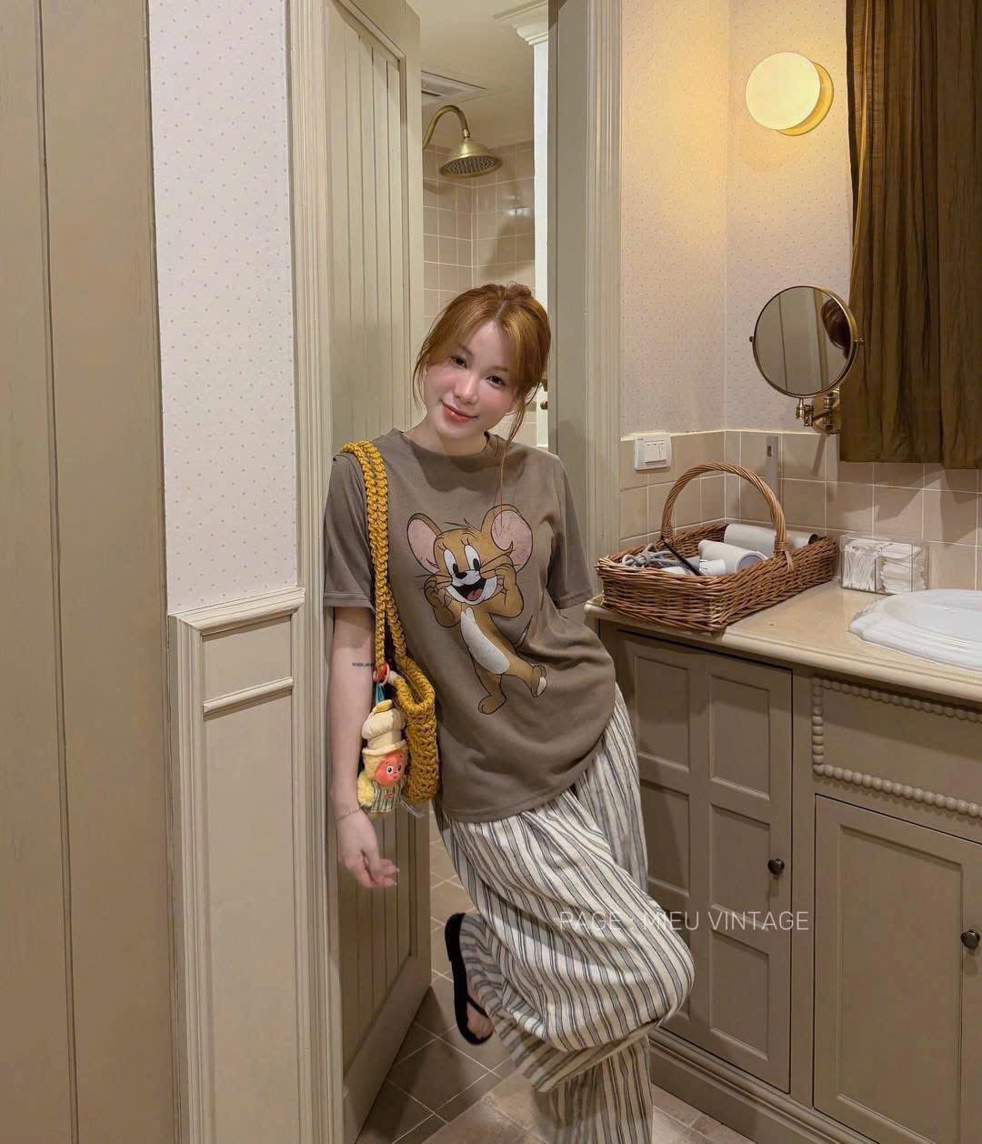 BỘ CỘC NÂU CHUỘT JERRY QUẦN KẺ