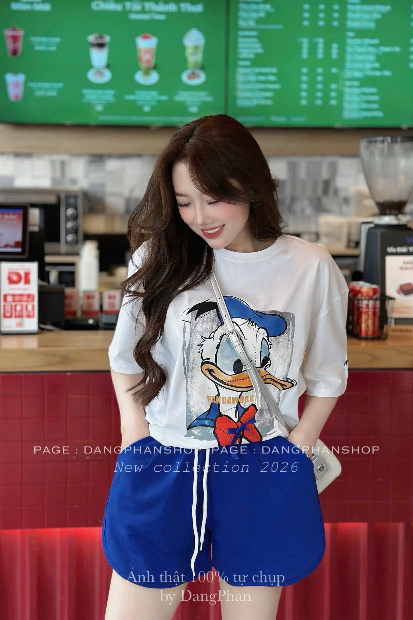 BỘ CỘC TRẮNG QUẦN XANH HÌNH VỊT