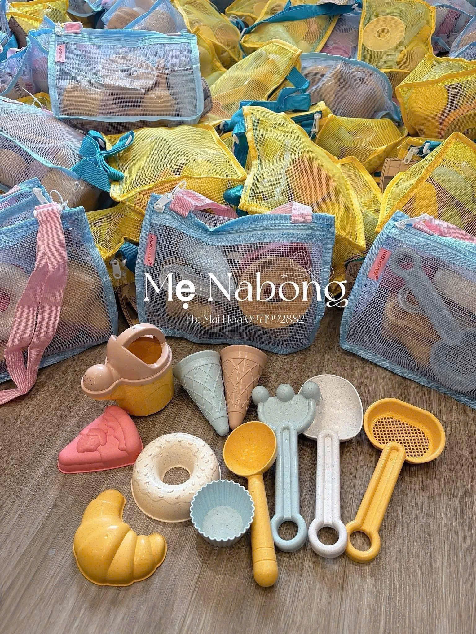 BỘ ĐỒ CHƠI XÚC CÁT ĐI BIỂN