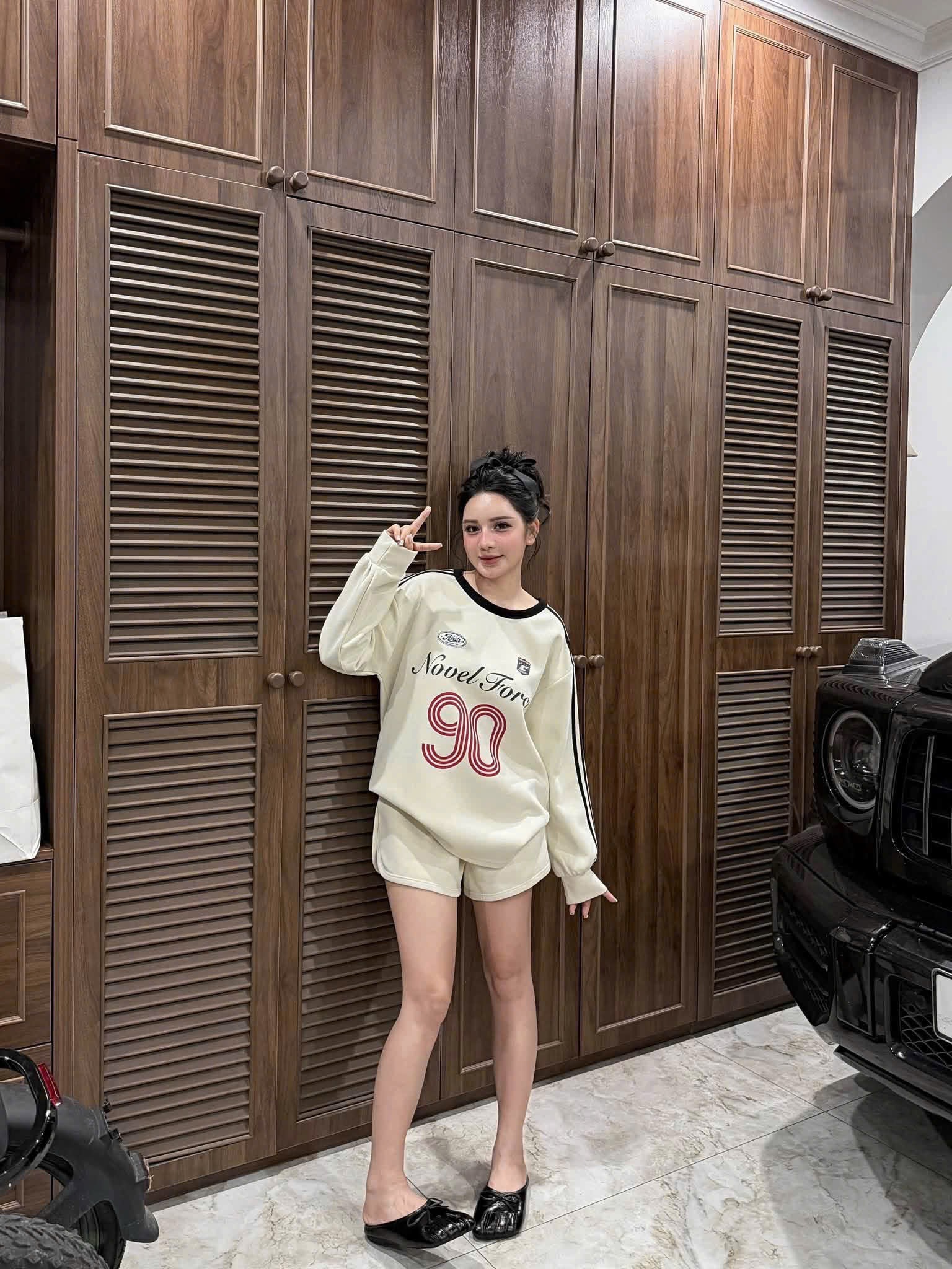 BỘ ĐÙI BE DT QUẦN ĐÙI PHỐI SỌC SỐ 90