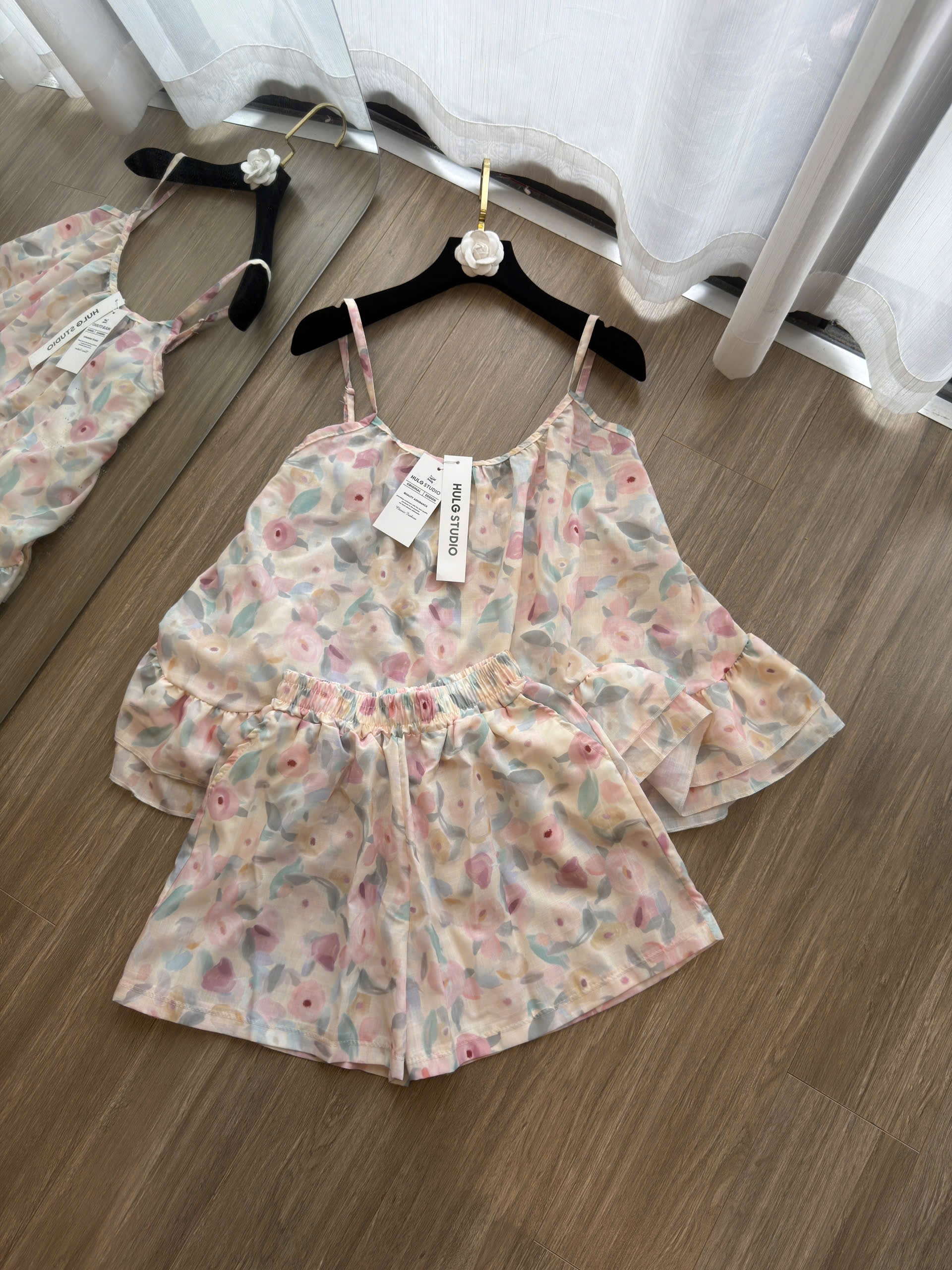 BỘ ĐÙI HOA TƠ 2S QUẦN BÈO