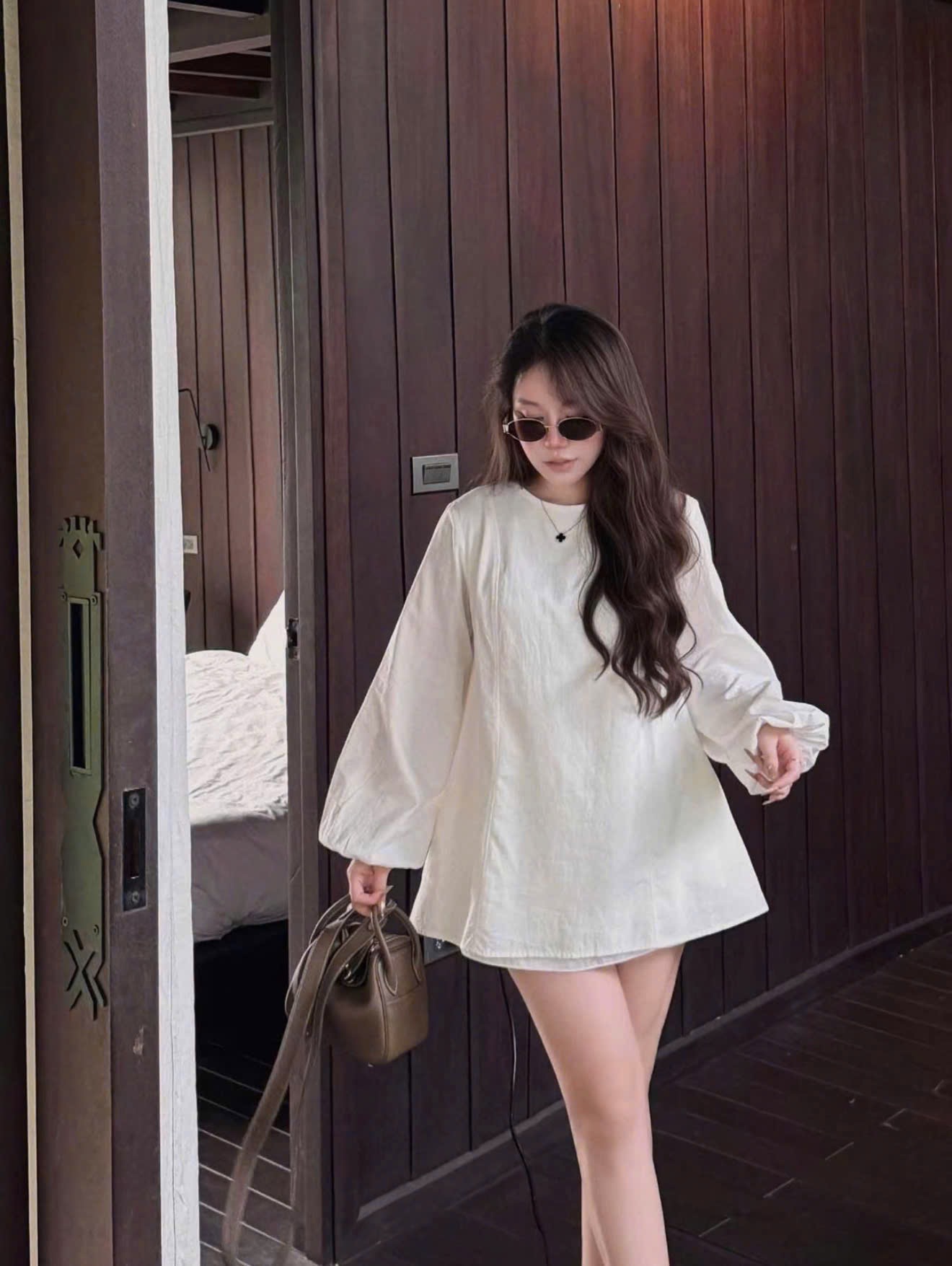 BỘ ĐŨI TRẮNG TAY BỒNG QUẦN SOOC
