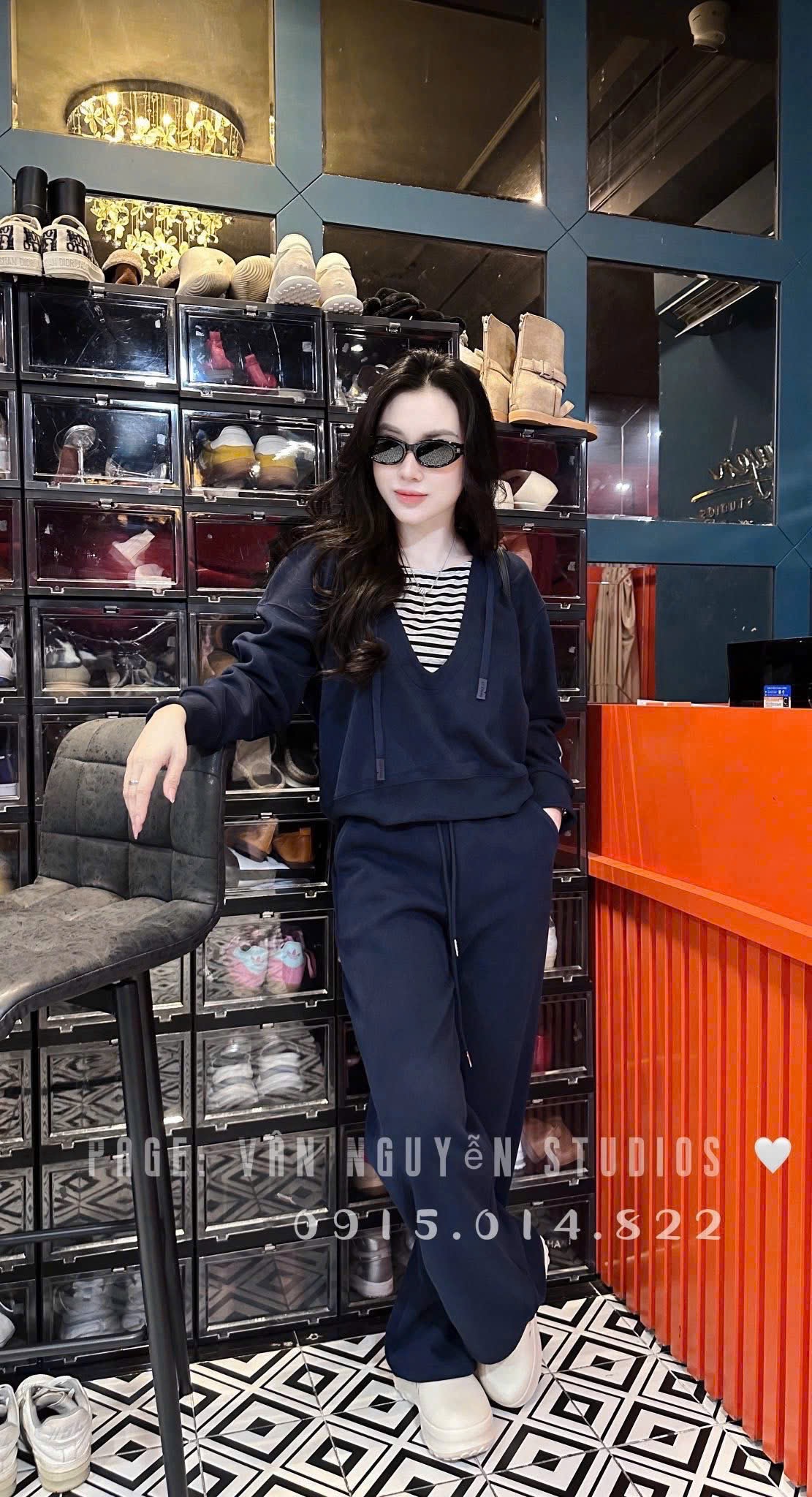 BỘ HODIE MŨ THAN PHỐI KẺ