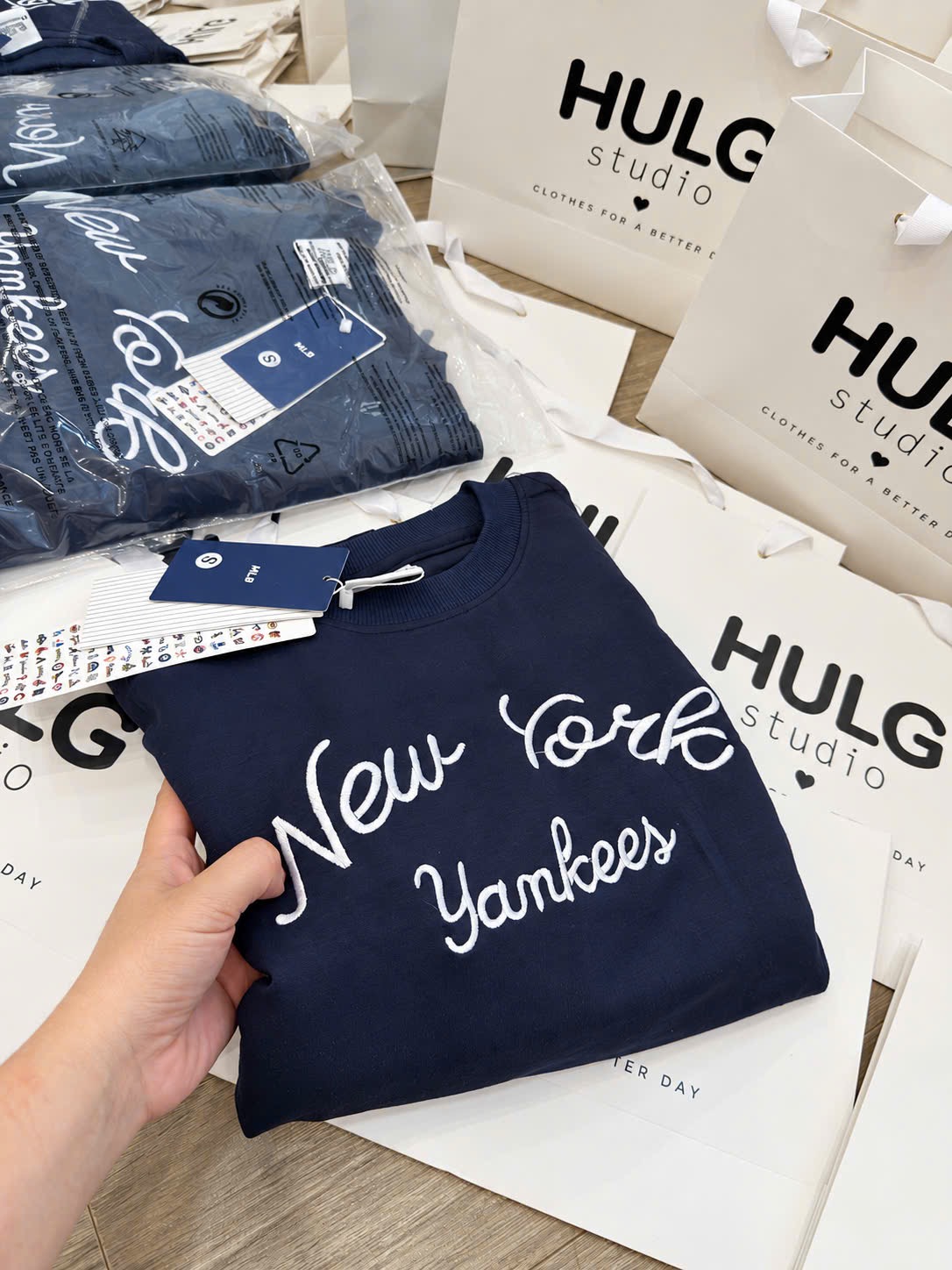 BỘ NỈ THAN MLB NEWYORK VẢI ĐẸP