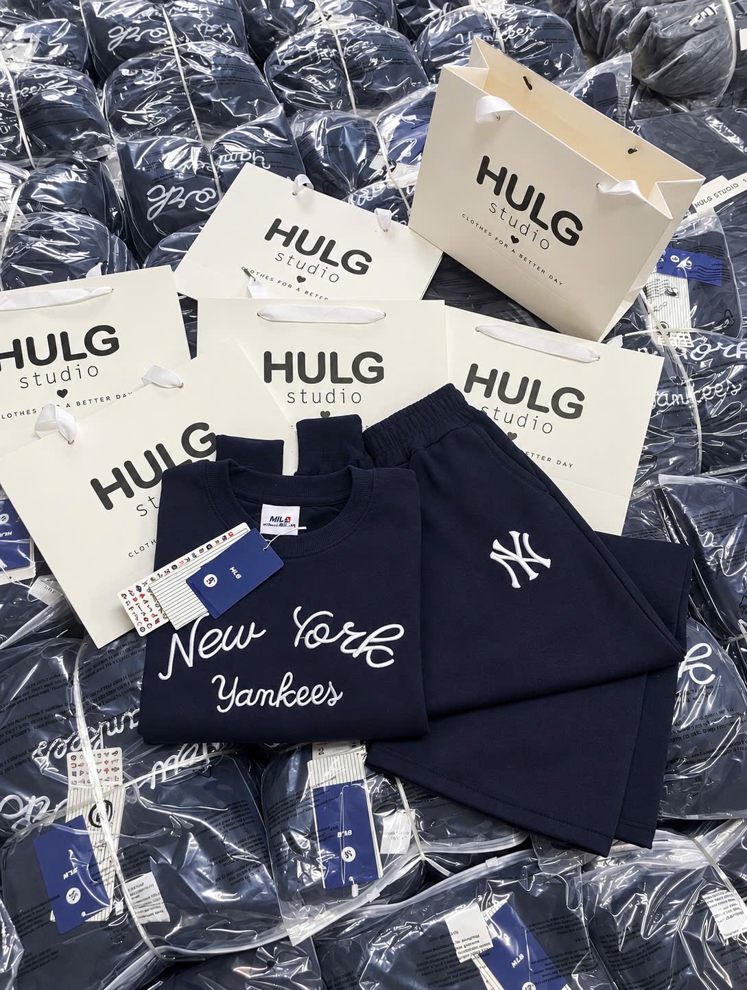 BỘ NỈ THAN MLB NEWYORK VẢI ĐẸP