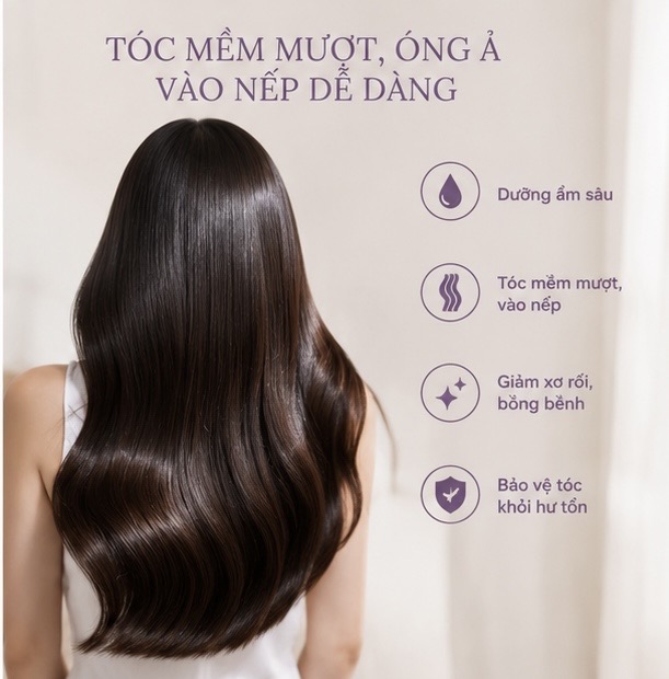 CẶP DẦU GỘI HƯƠNG NƯỚC HOA BÓNG MƯỢT TÓC