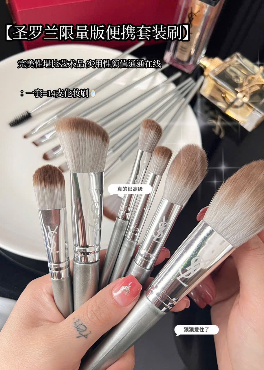 CỌ TRANG ĐIỂM YSL TONE XÁM