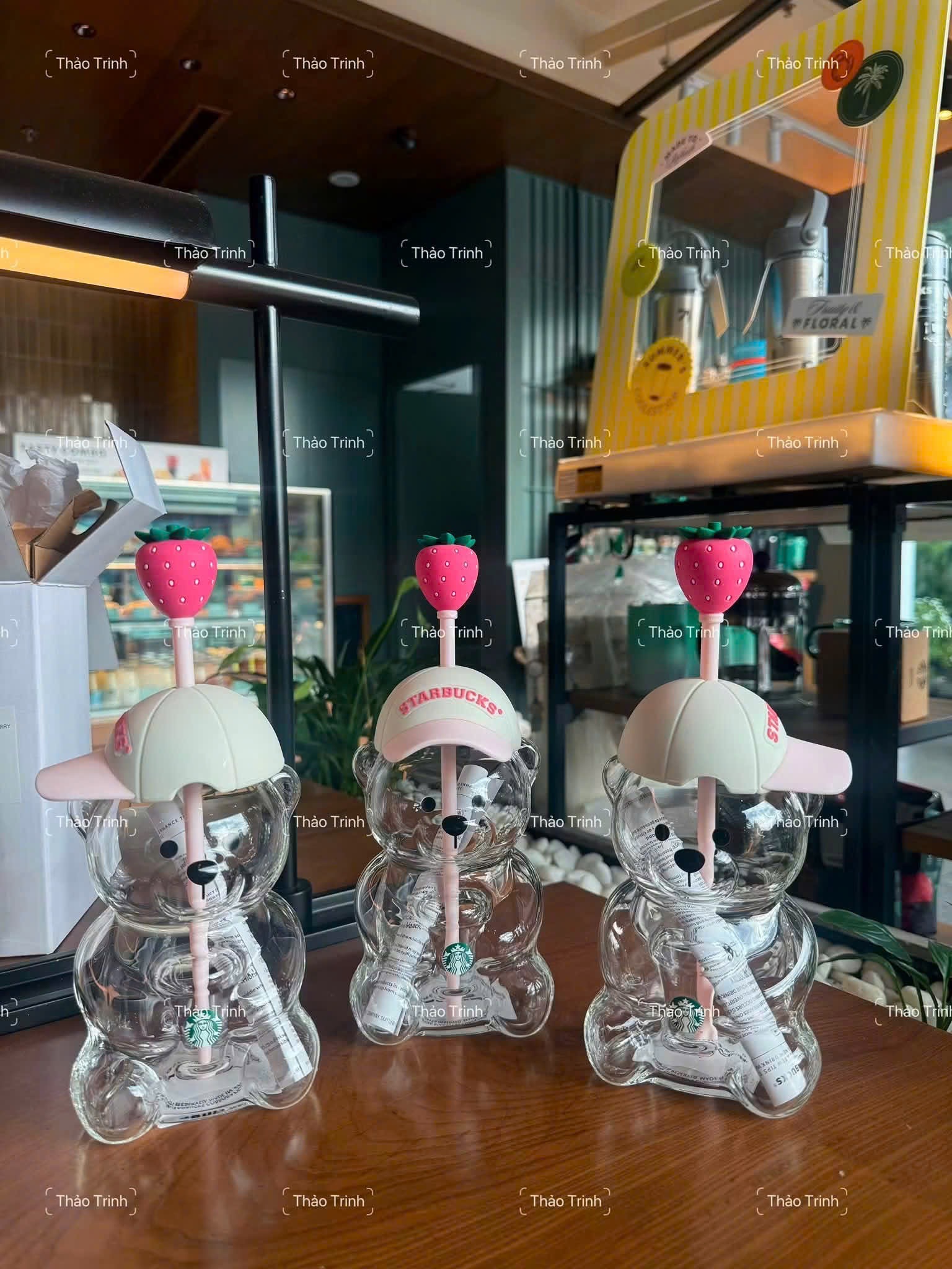 CỐC STB GẤU DÂU CHARM MŨ