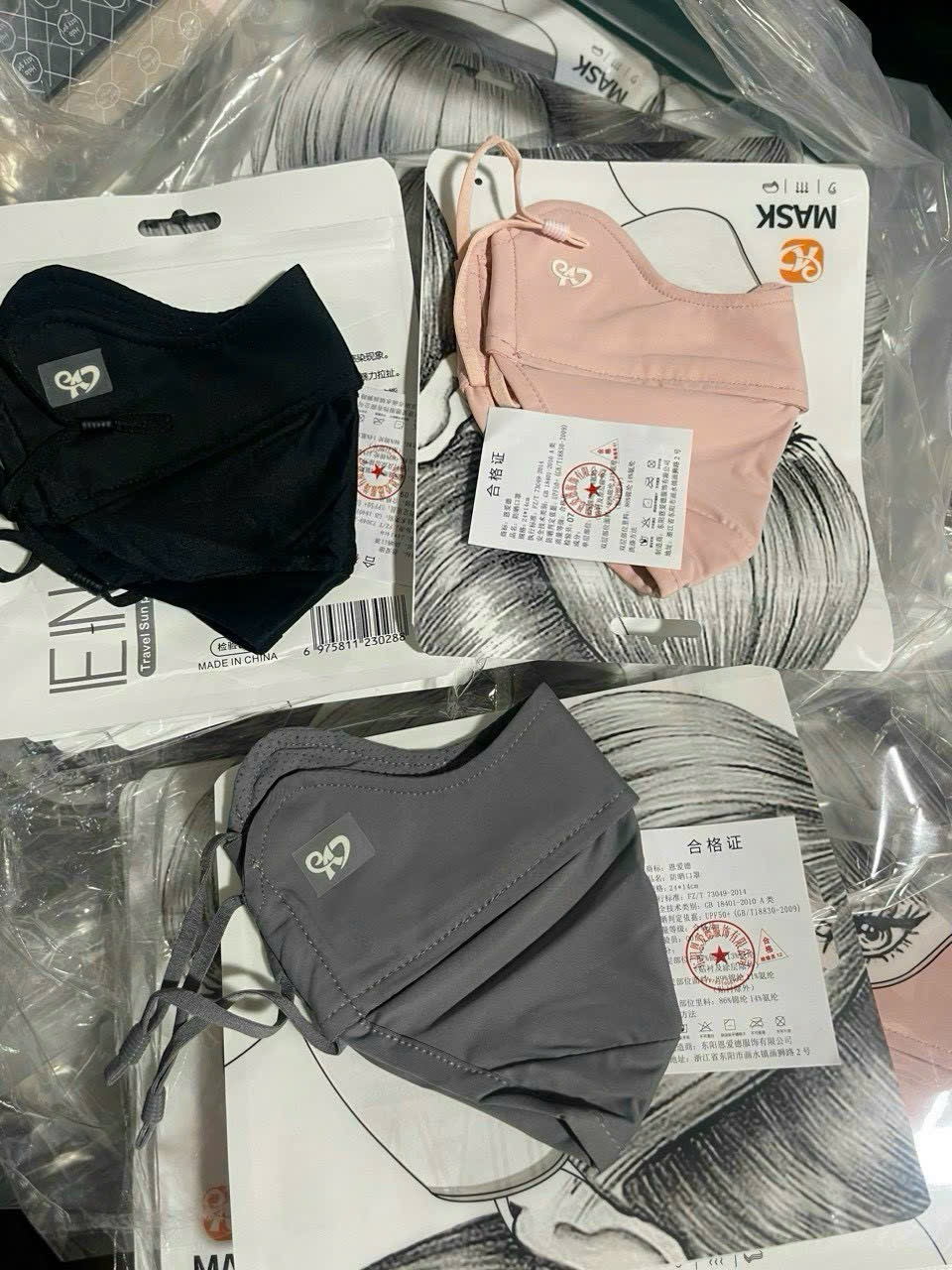 COMBO 3 KHẨU TRANG CHỐNG TIA UV LOẠI 1