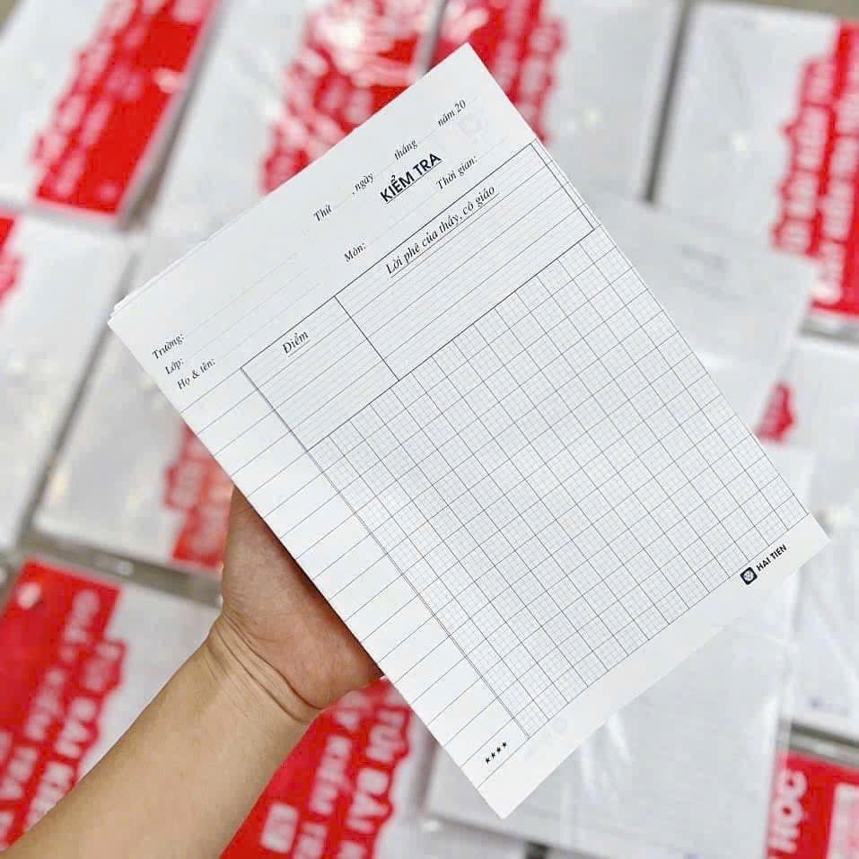COMBO 3 TỆP GIẤY KIỂM TRA HẢI TIẾN