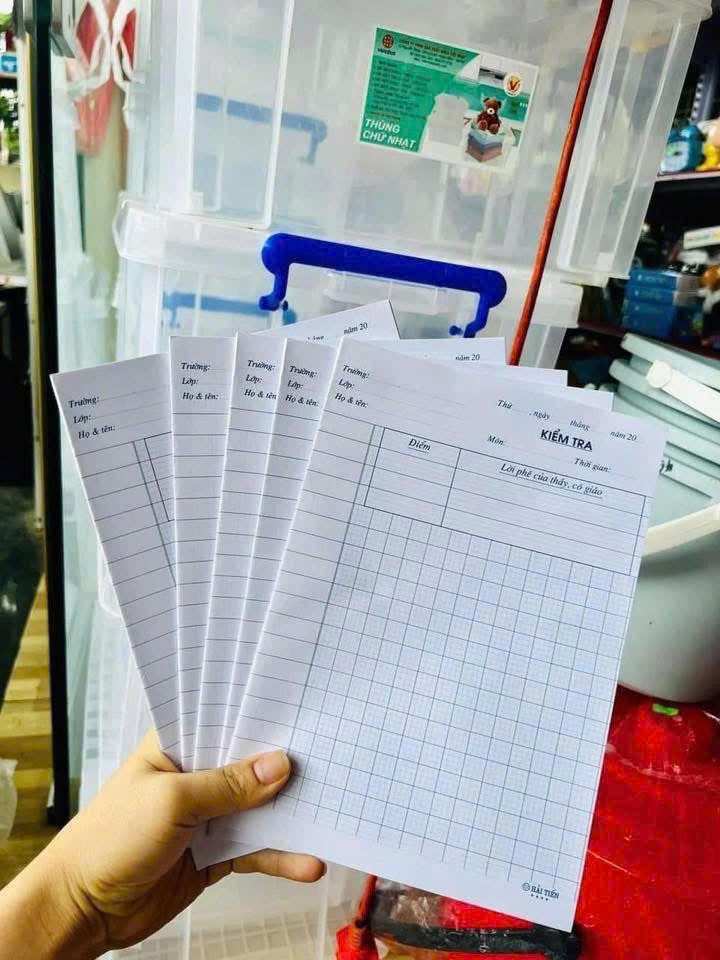 COMBO 3 TỆP GIẤY KIỂM TRA HẢI TIẾN