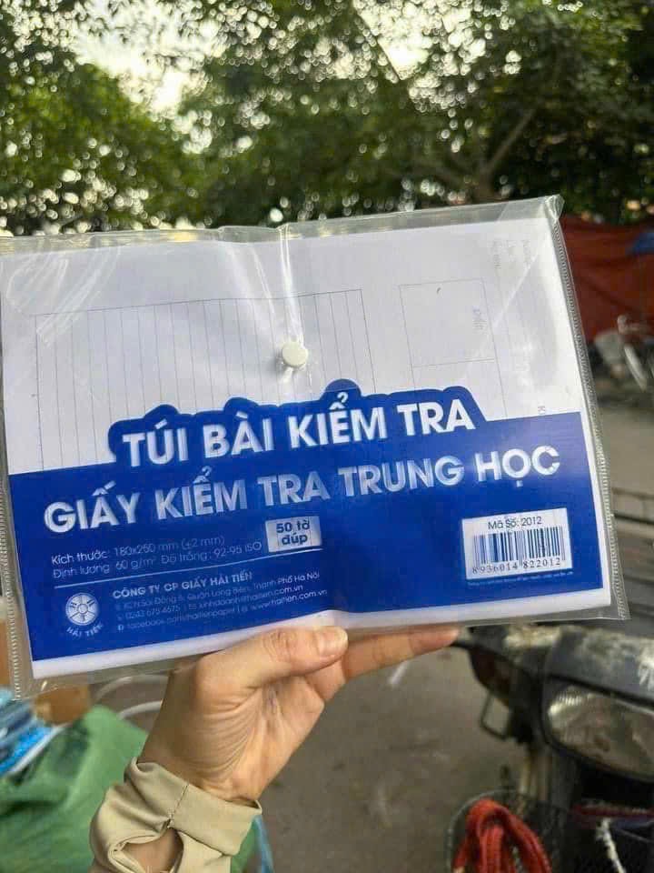 COMBO 3 TỆP GIẤY KIỂM TRA HẢI TIẾN