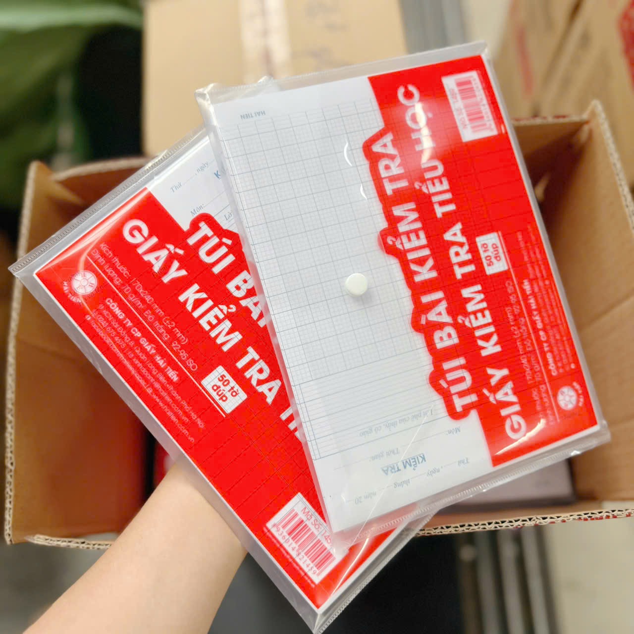 COMBO 3 TỆP GIẤY KIỂM TRA HẢI TIẾN