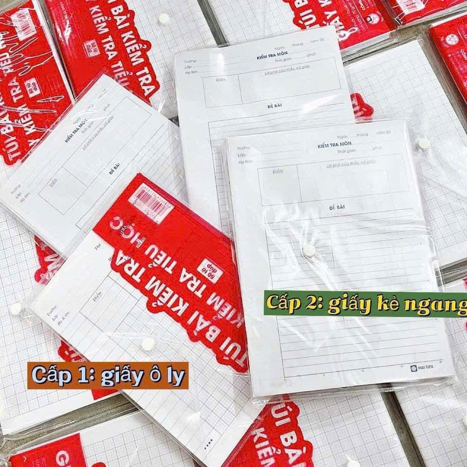 COMBO 3 TỆP GIẤY KIỂM TRA HẢI TIẾN