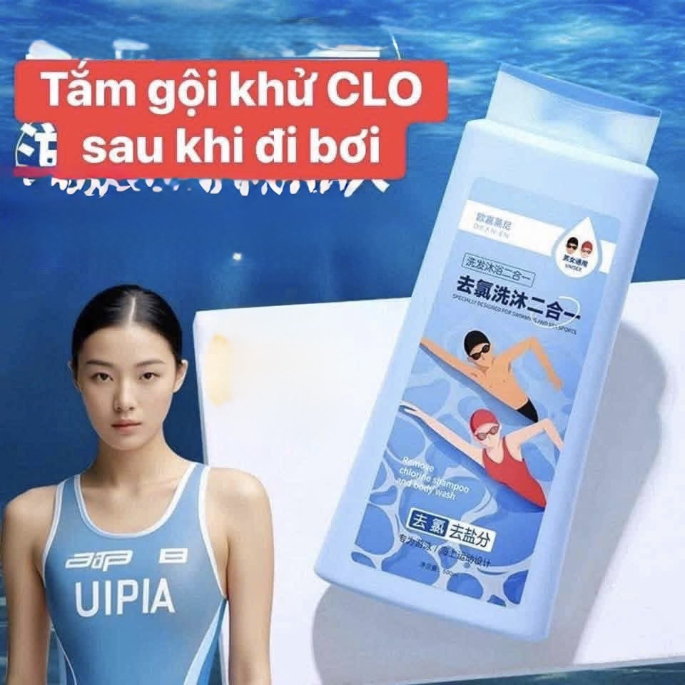 DẦU TẮM GỘI KHỬ CLO