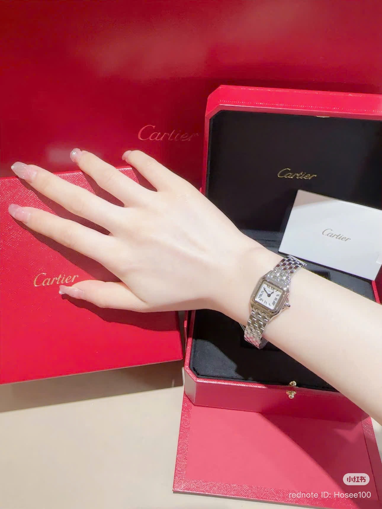 ĐỒNG HỒ CARTIER FULL BOX ĐỎ