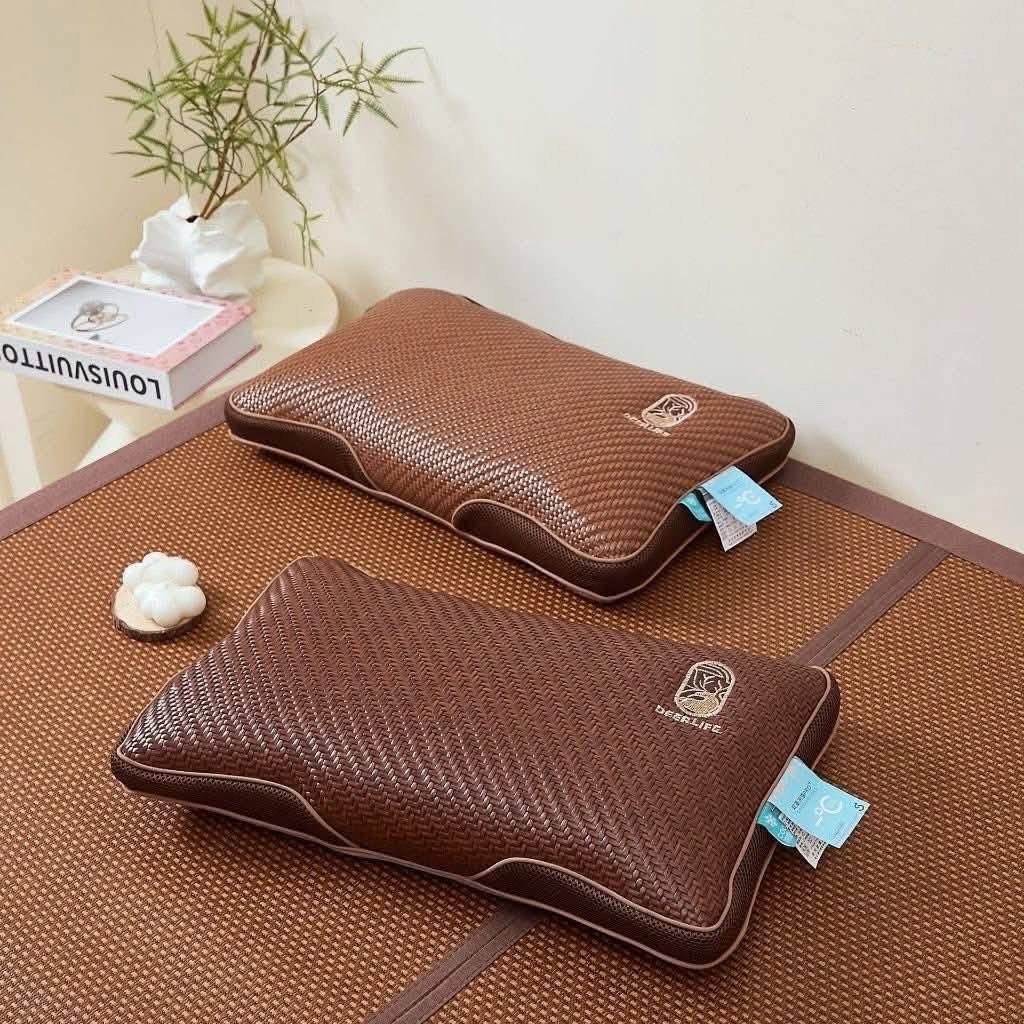 GỐI MÂY KÈM RUỘT THOÁNG MÁT