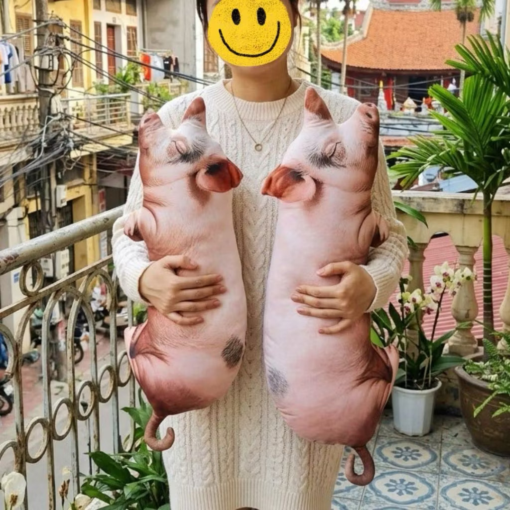 GỐI ÔM 3D HÌNH CHÚ LƠN ĐÁNG YÊU
