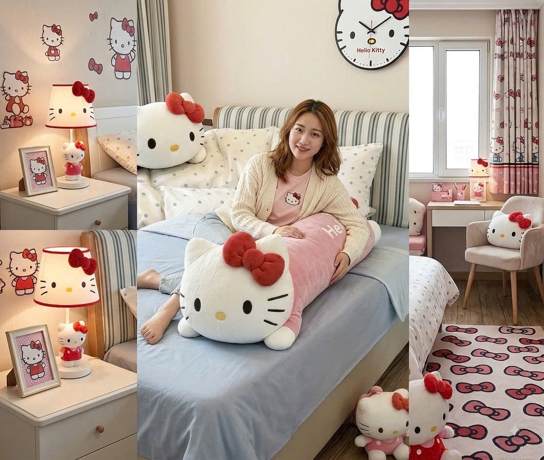 GỐI ÔM 80CM HELLO KITTY