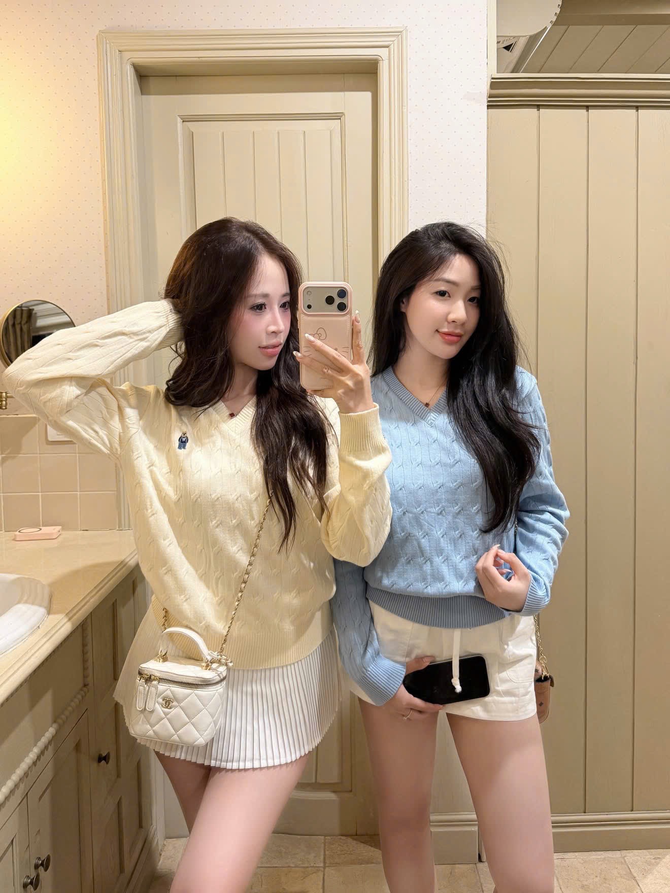 ÁO LEN THỪNG CỔ TIM 3 MÀU CHO NỮ