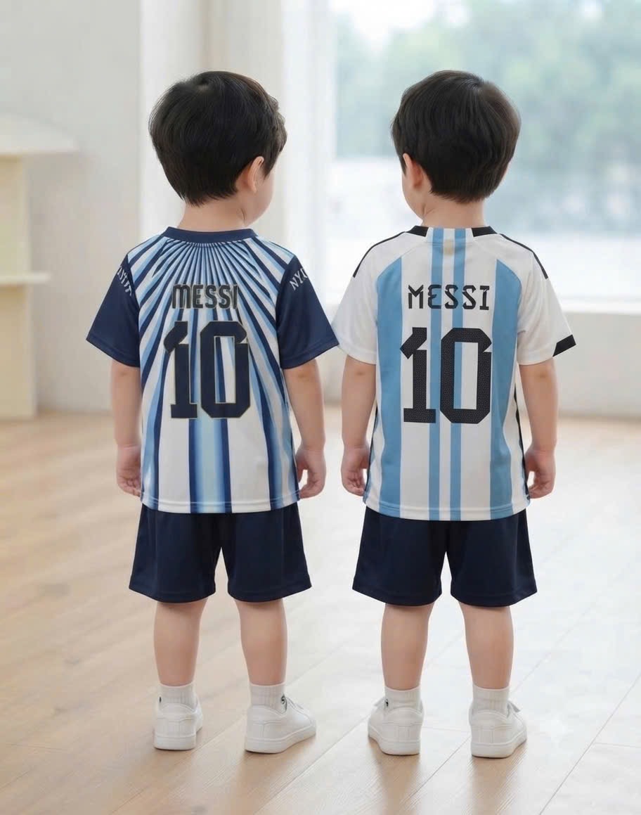 SET 2 BỘ ĐÙI MESSI KẺ XANH BT