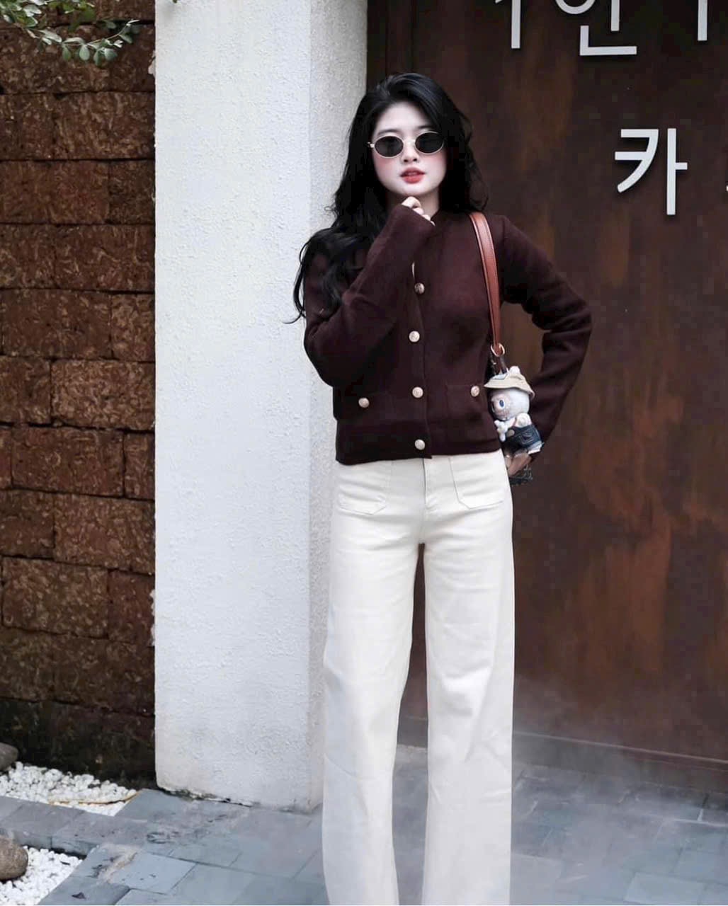 ÁO LEN CDG CÚC ĐỒNG ĐỎ MẬN JDMS
